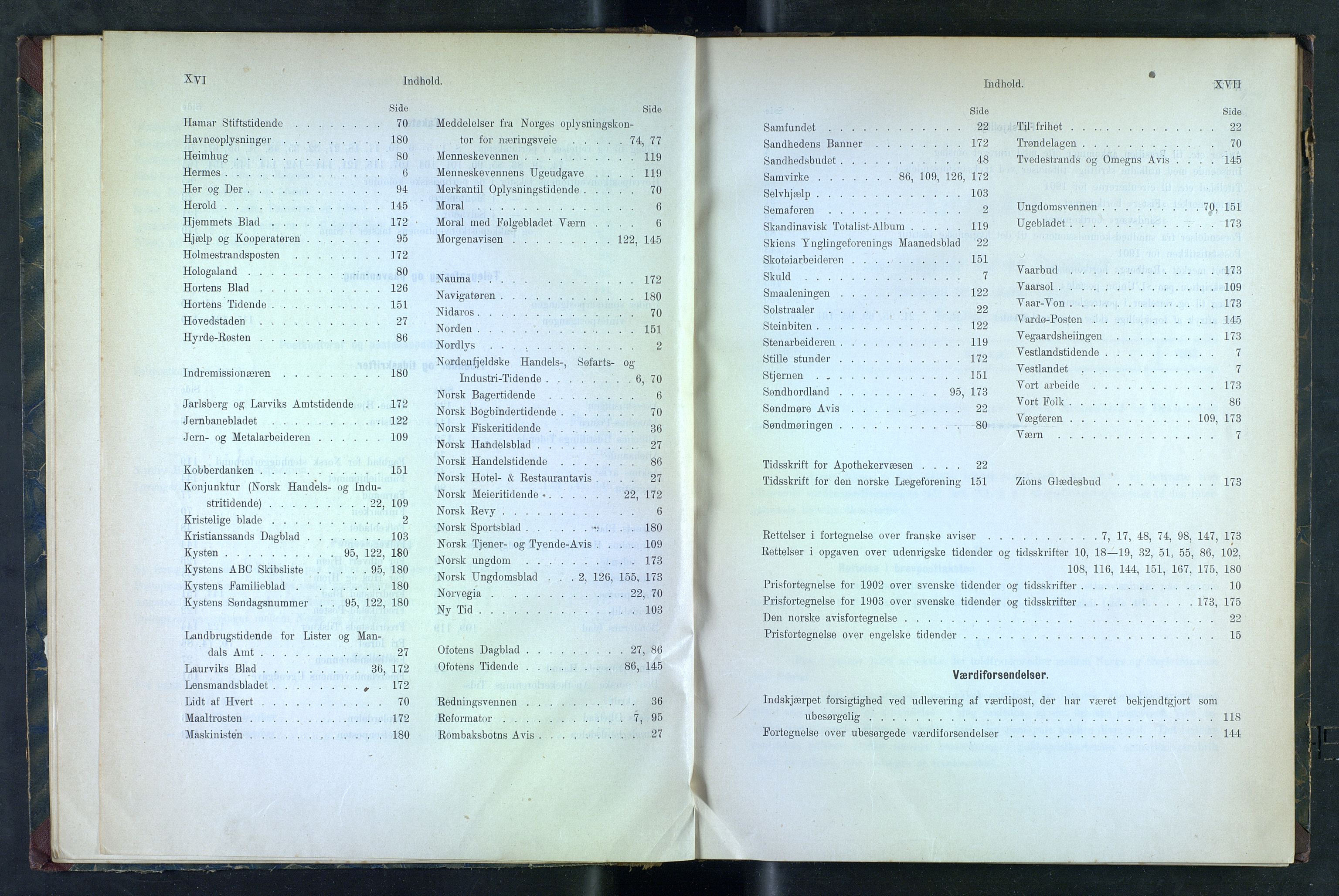 Norges Postmuseums bibliotek, NOPO/-/-/-: Sirkulærer fra Poststyrelsen, 1902