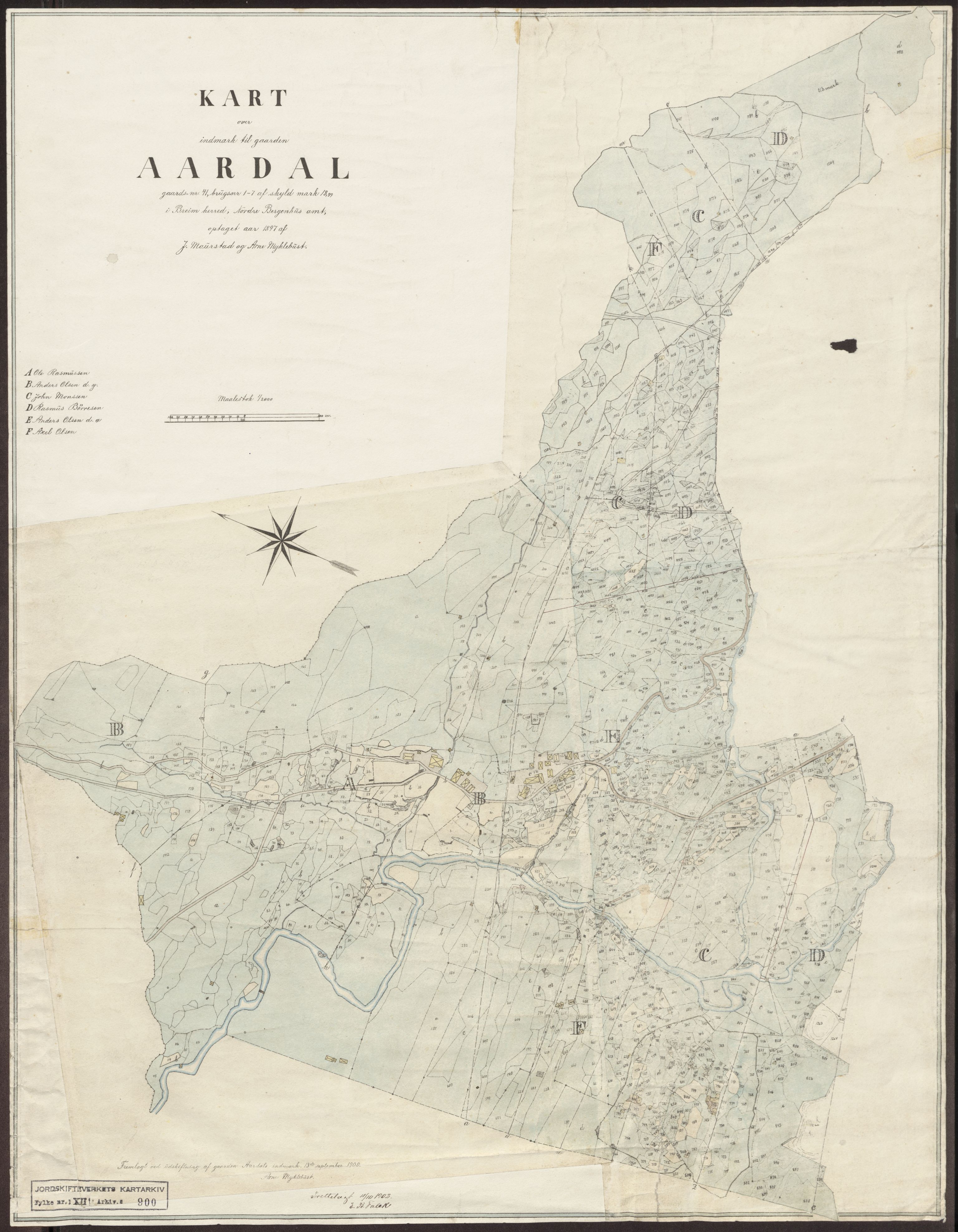 Jordskifteverkets kartarkiv, AV/RA-S-3929/T, 1859-1988, s. 1032