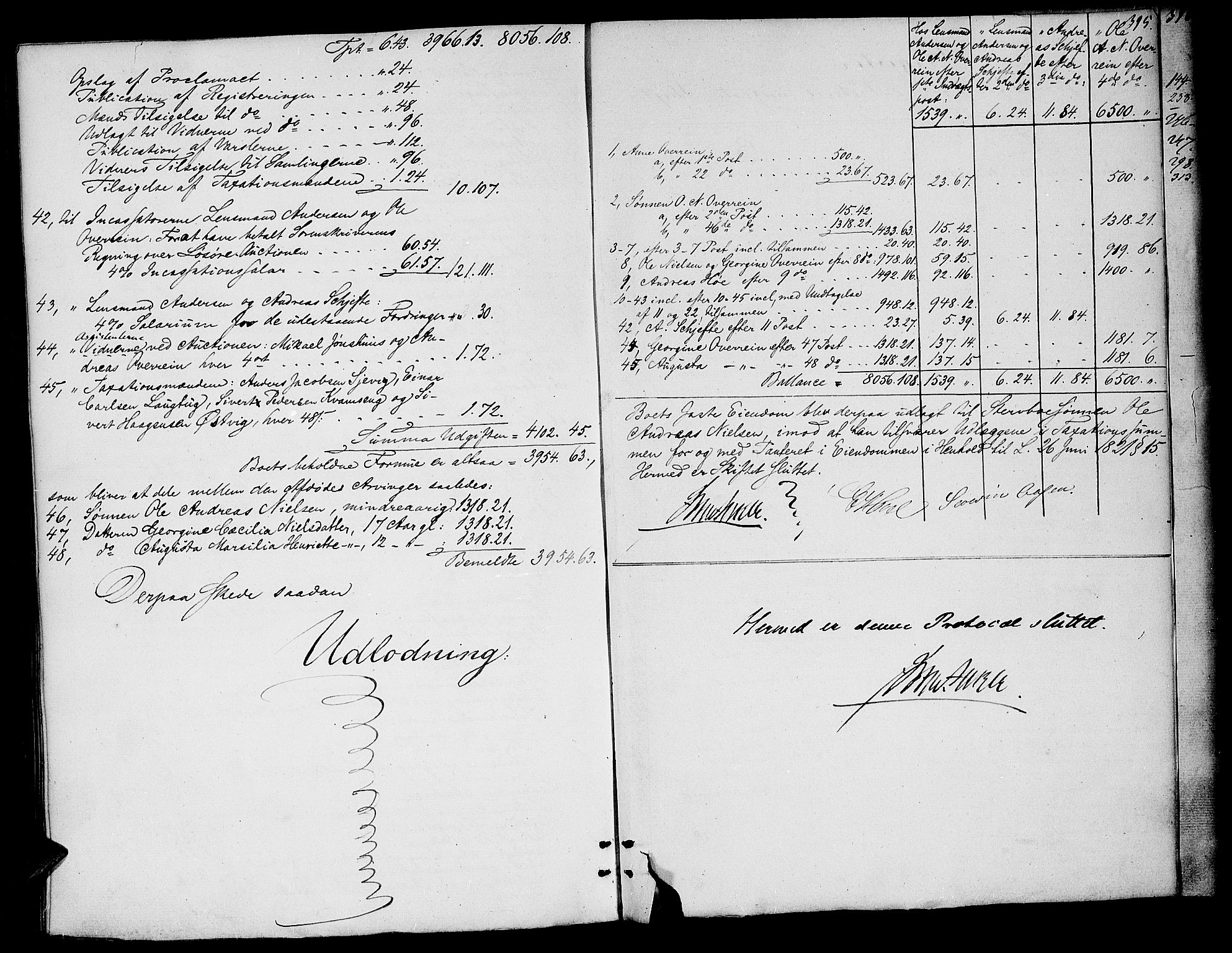 Inderøy sorenskriveri, SAT/A-4147/1/3/3A/L0026: Skifteslutningsprotokoll 1, 1851-1863, s. 395
