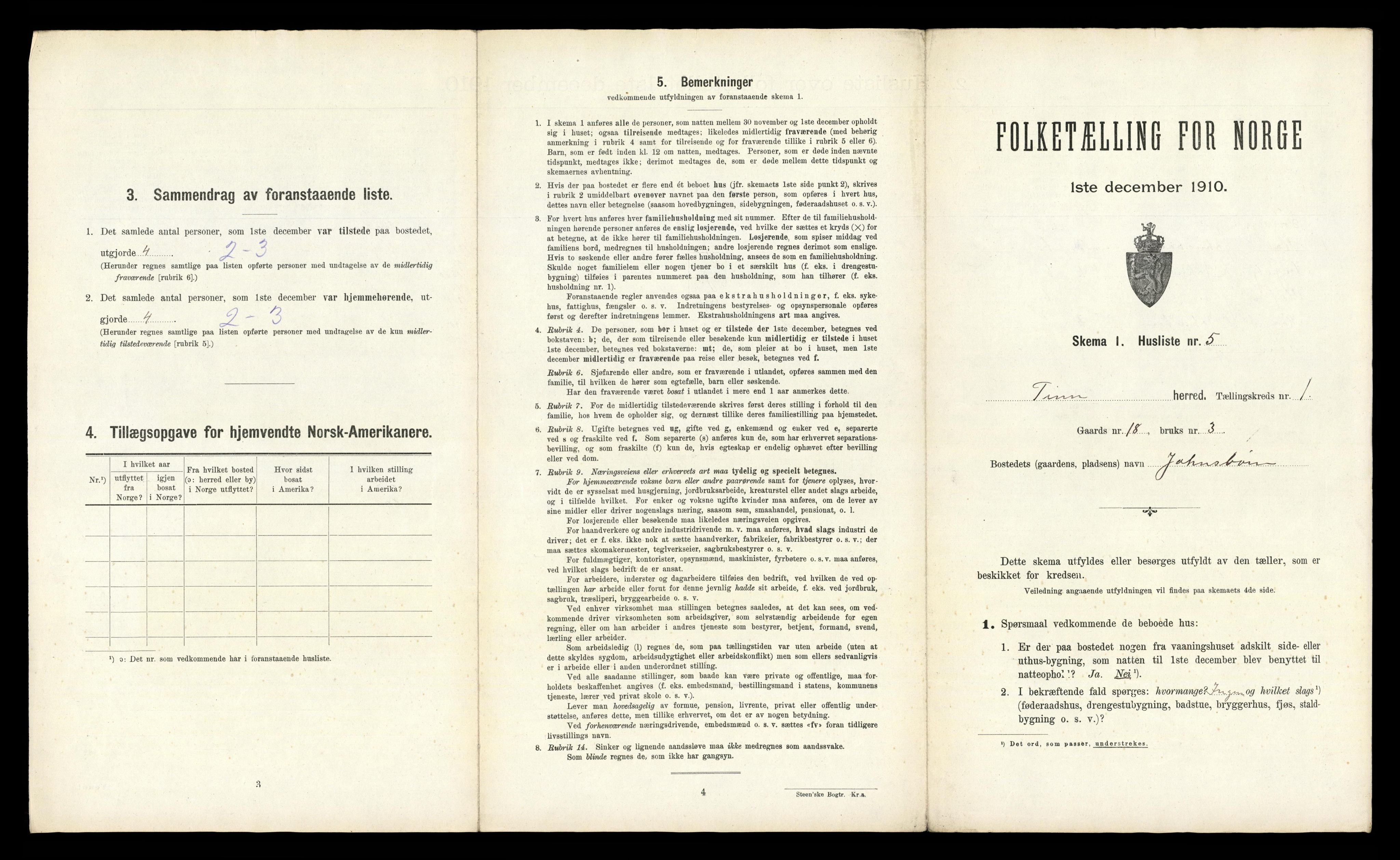 RA, Folketelling 1910 for 0826 Tinn herred, 1910, s. 67