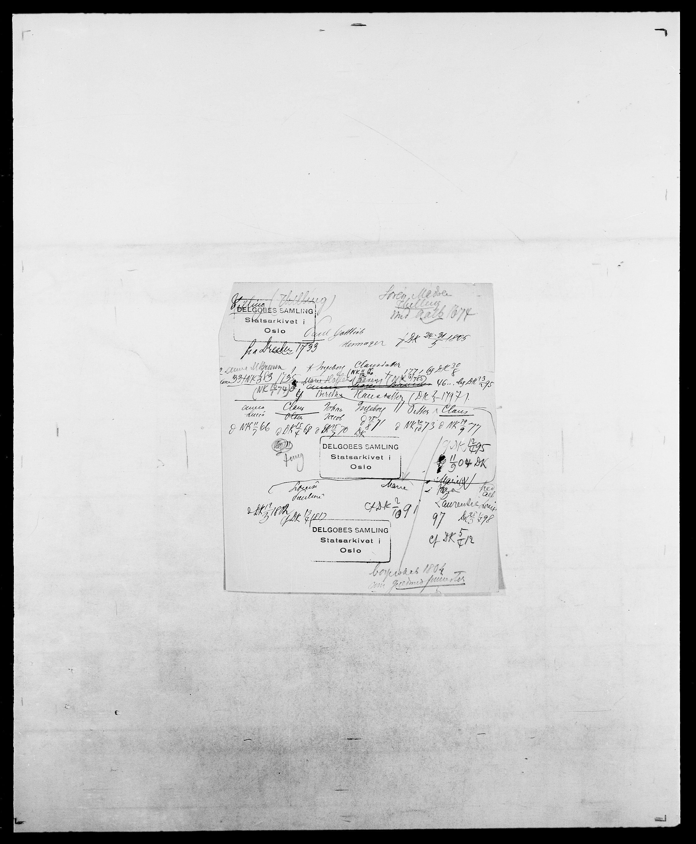 Delgobe, Charles Antoine - samling, AV/SAO-PAO-0038/D/Da/L0039: Thorsen - Urup, s. 46