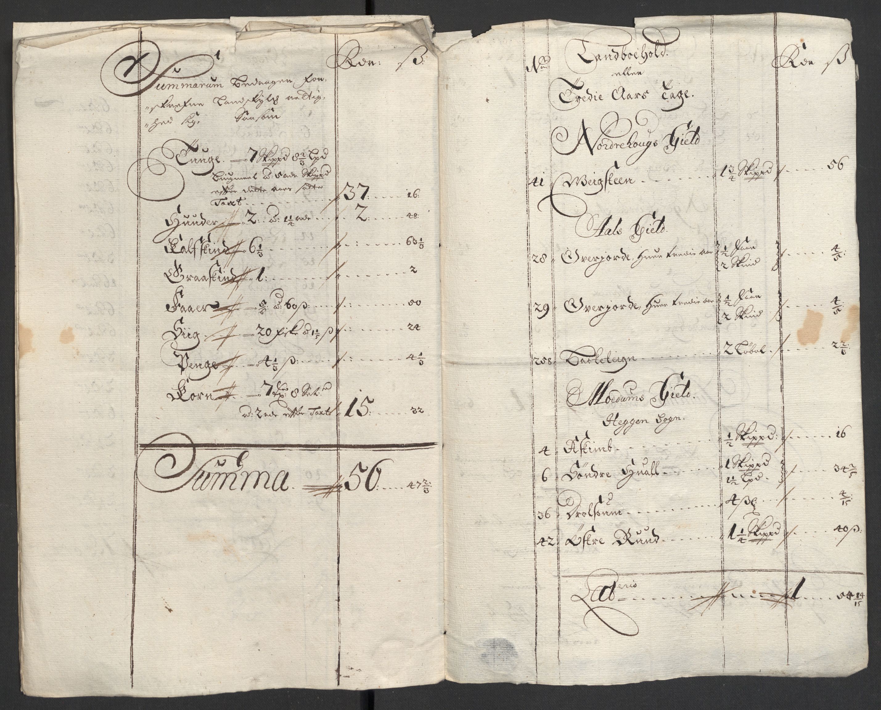 Rentekammeret inntil 1814, Reviderte regnskaper, Fogderegnskap, AV/RA-EA-4092/R22/L1456: Fogderegnskap Ringerike, Hallingdal og Buskerud, 1699, s. 23