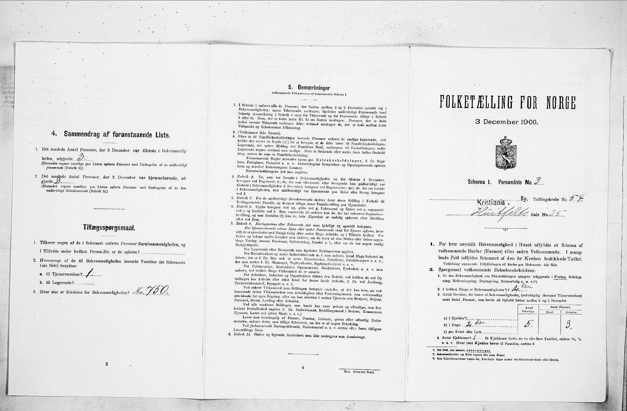 SAO, Folketelling 1900 for 0301 Kristiania kjøpstad, 1900, s. 39467