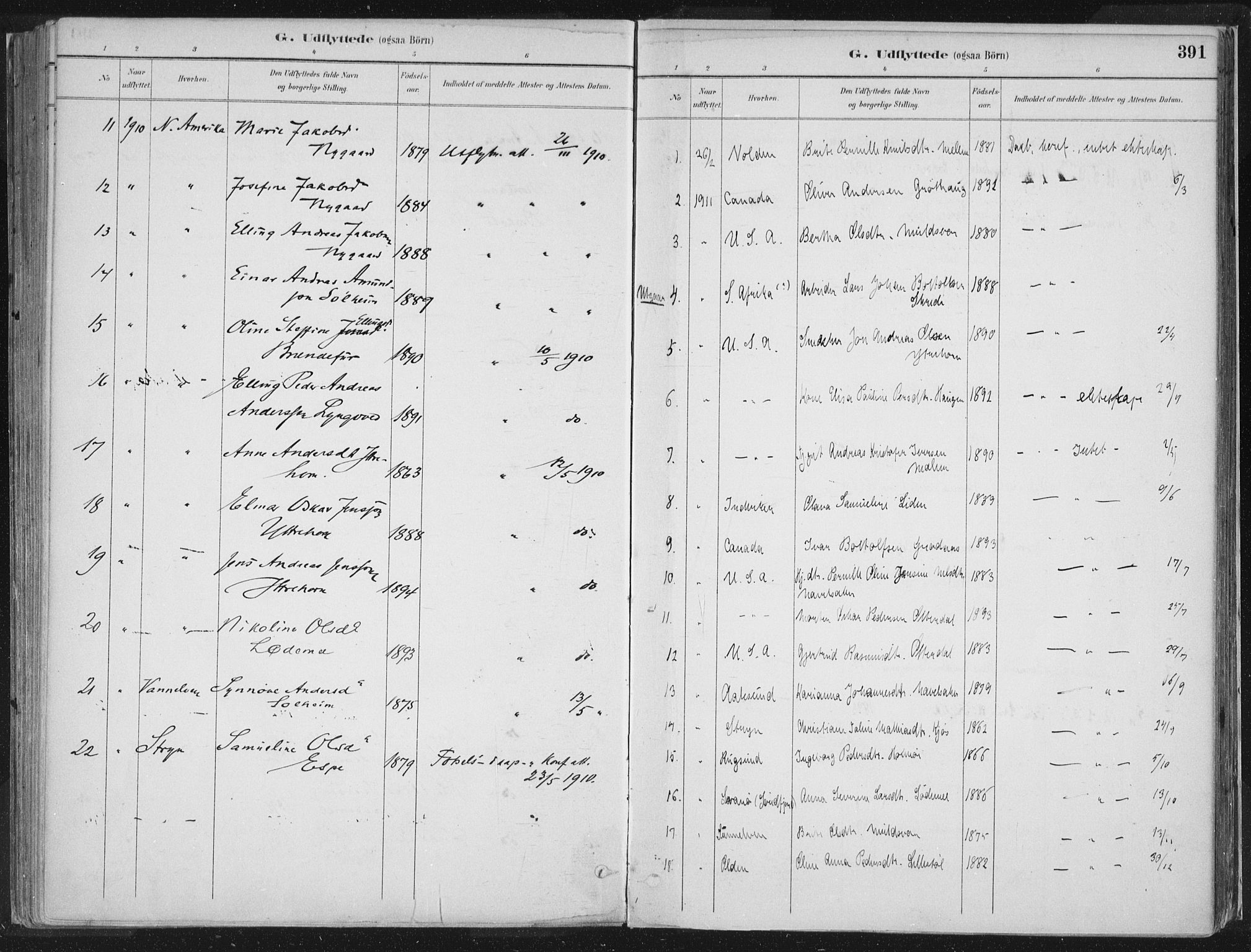 Hornindal sokneprestembete, AV/SAB-A-82401/H/Haa/Haaa/L0003/0002: Ministerialbok nr. A 3B, 1885-1917, s. 391