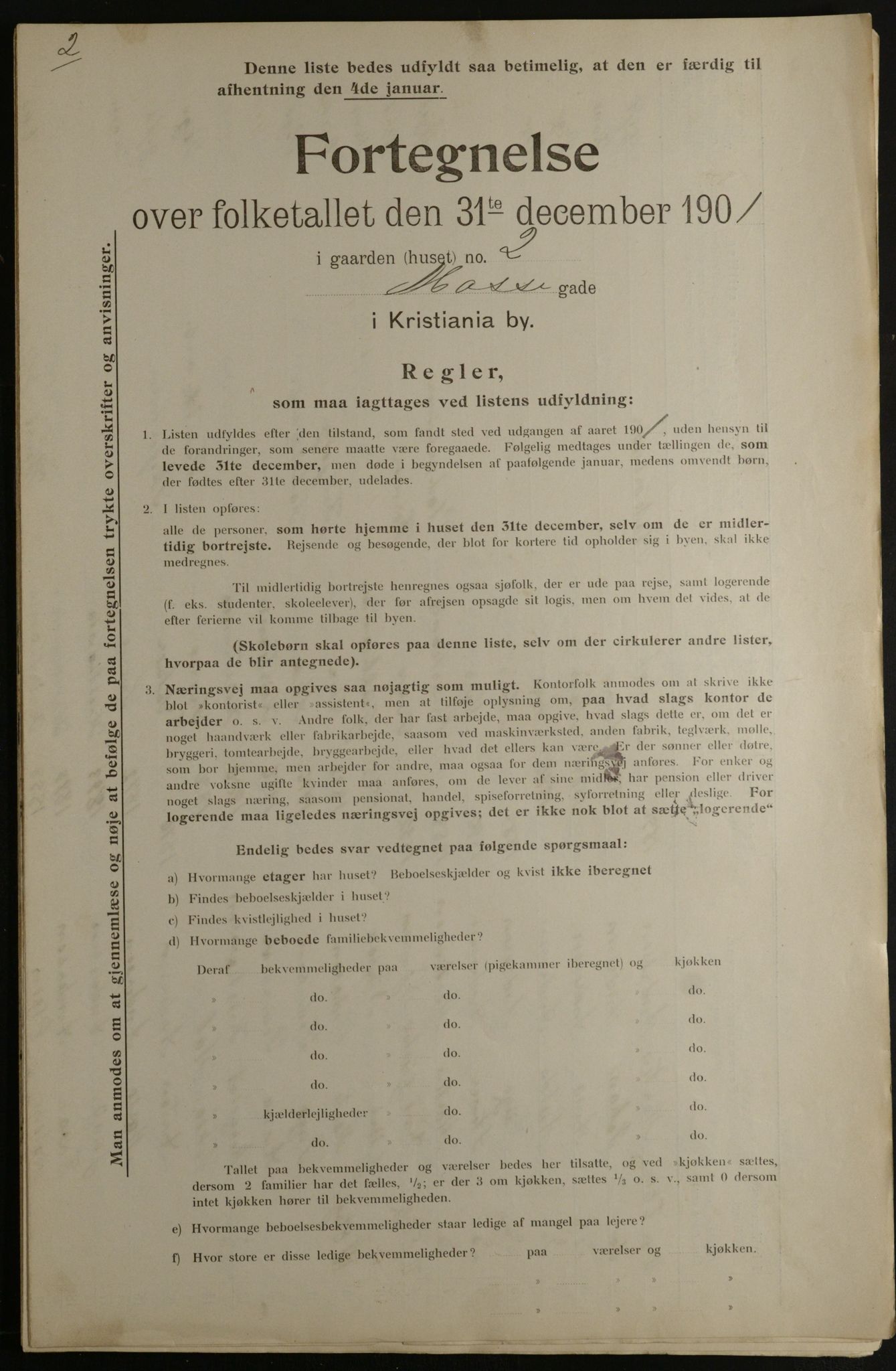 OBA, Kommunal folketelling 31.12.1901 for Kristiania kjøpstad, 1901, s. 10095