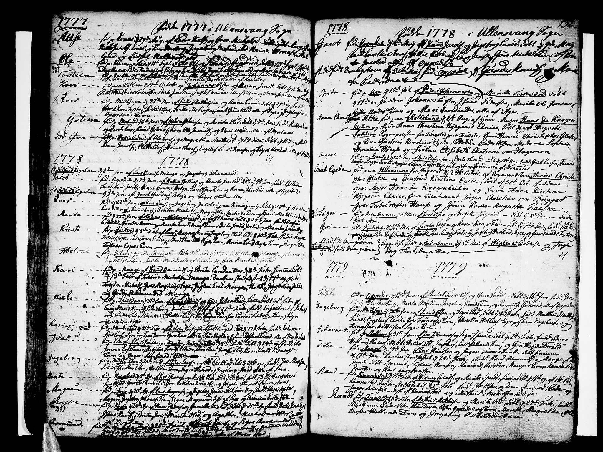 Ullensvang sokneprestembete, AV/SAB-A-78701/H/Haa: Ministerialbok nr. A 6 /1, 1758-1788, s. 132