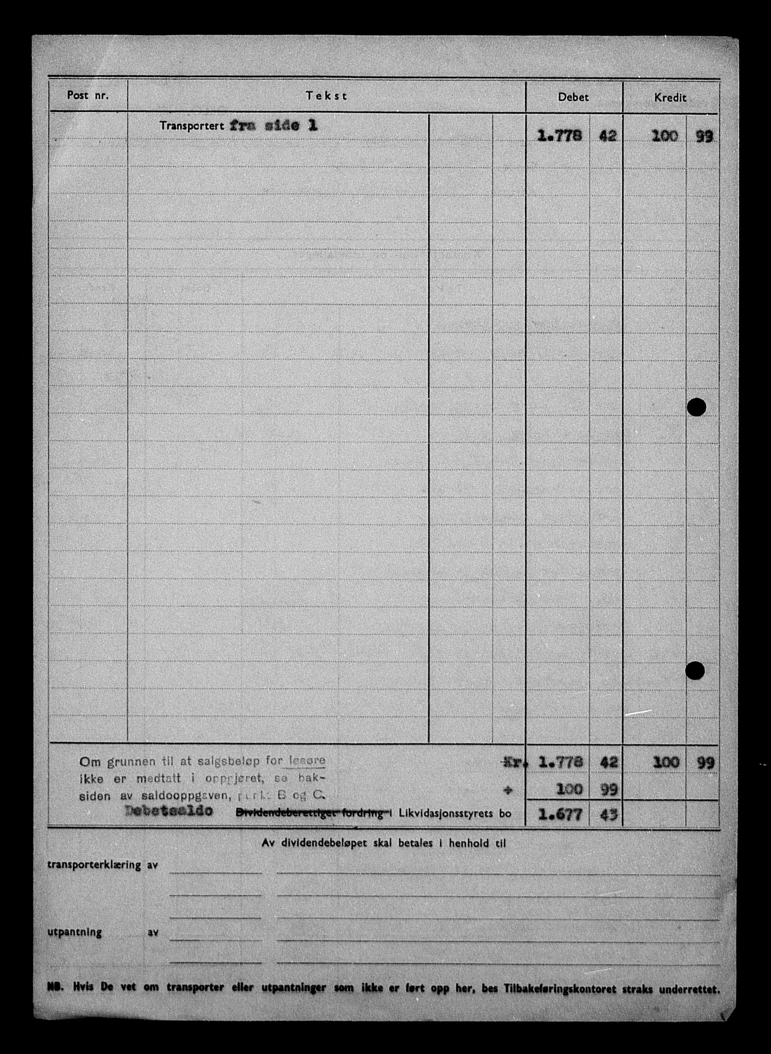 Justisdepartementet, Tilbakeføringskontoret for inndratte formuer, AV/RA-S-1564/H/Hc/Hcc/L0918: --, 1945-1947, s. 5