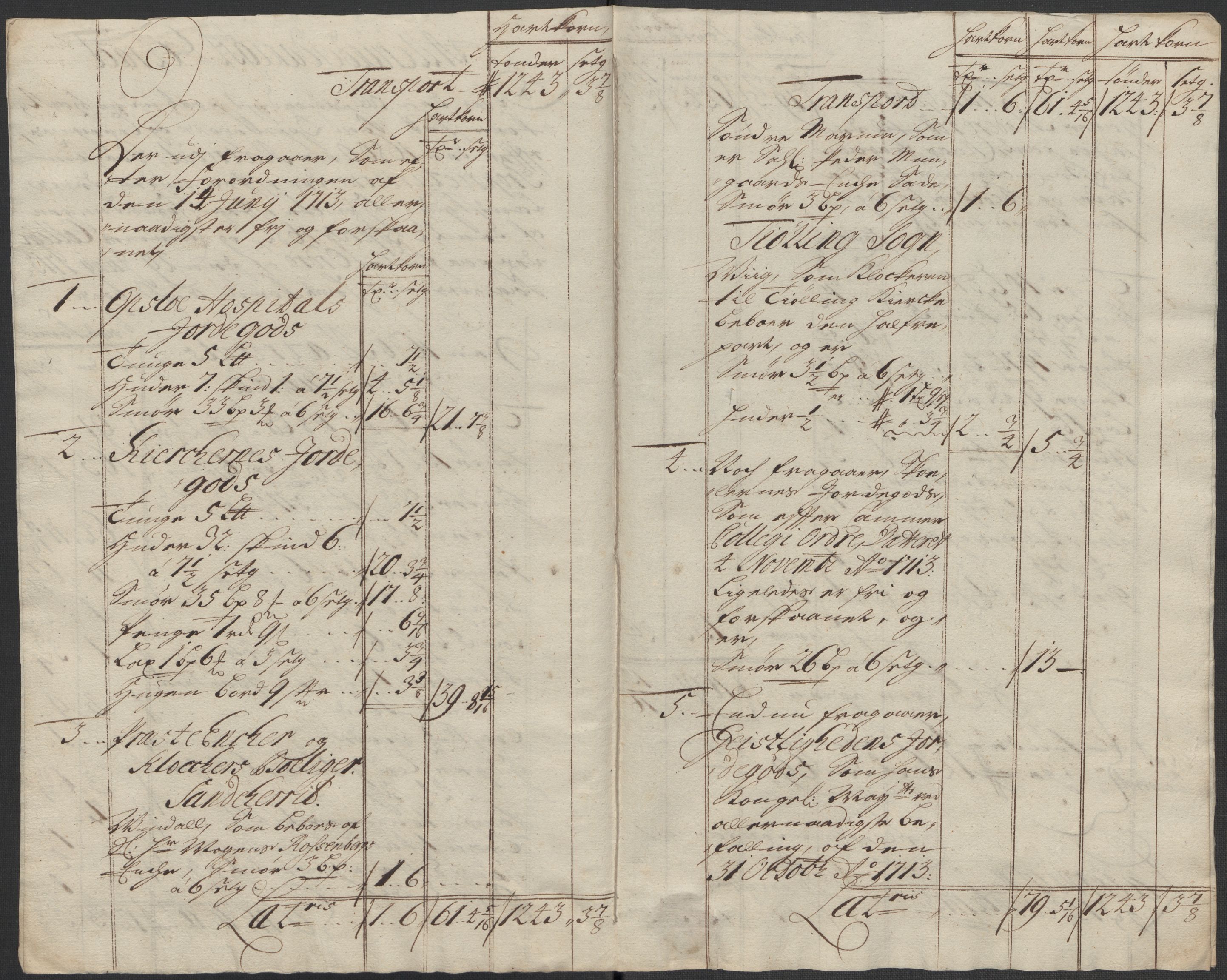 Rentekammeret inntil 1814, Reviderte regnskaper, Fogderegnskap, RA/EA-4092/R33/L1985: Fogderegnskap Larvik grevskap, 1713, s. 248