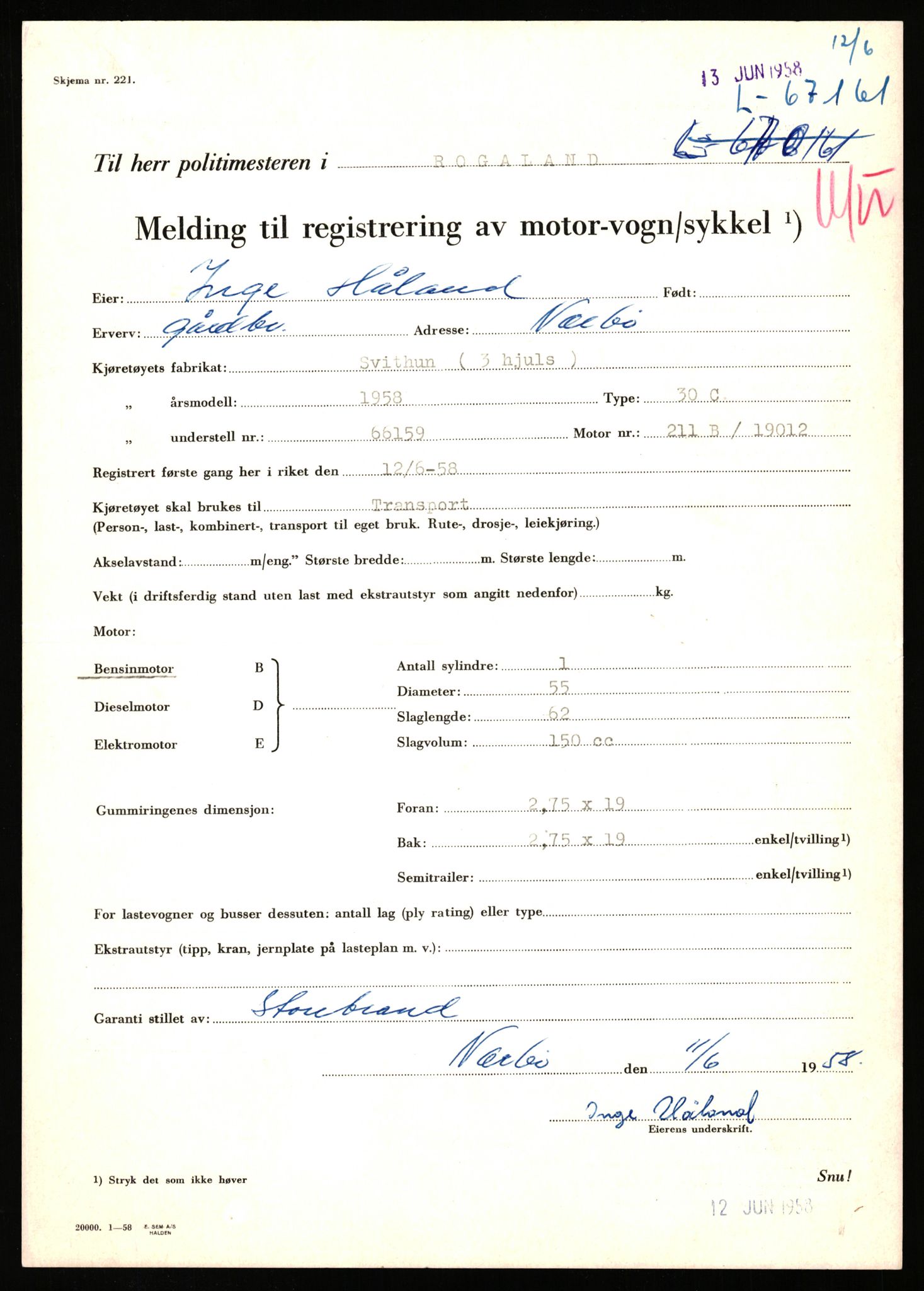 Stavanger trafikkstasjon, AV/SAST-A-101942/0/F/L0065: L-65400 - L-67649, 1930-1971, s. 661