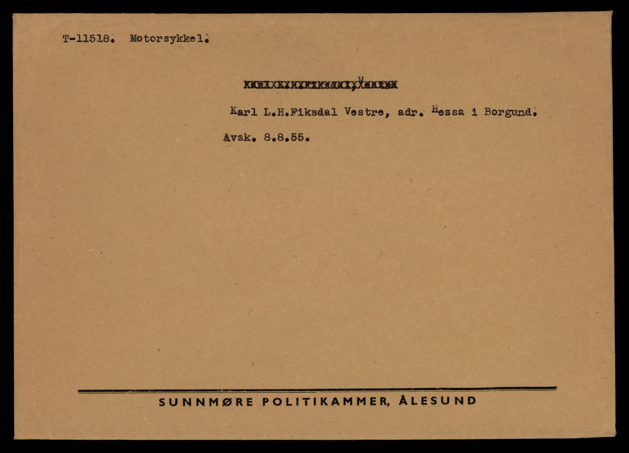 Møre og Romsdal vegkontor - Ålesund trafikkstasjon, AV/SAT-A-4099/F/Fe/L0029: Registreringskort for kjøretøy T 11430 - T 11619, 1927-1998, s. 1610