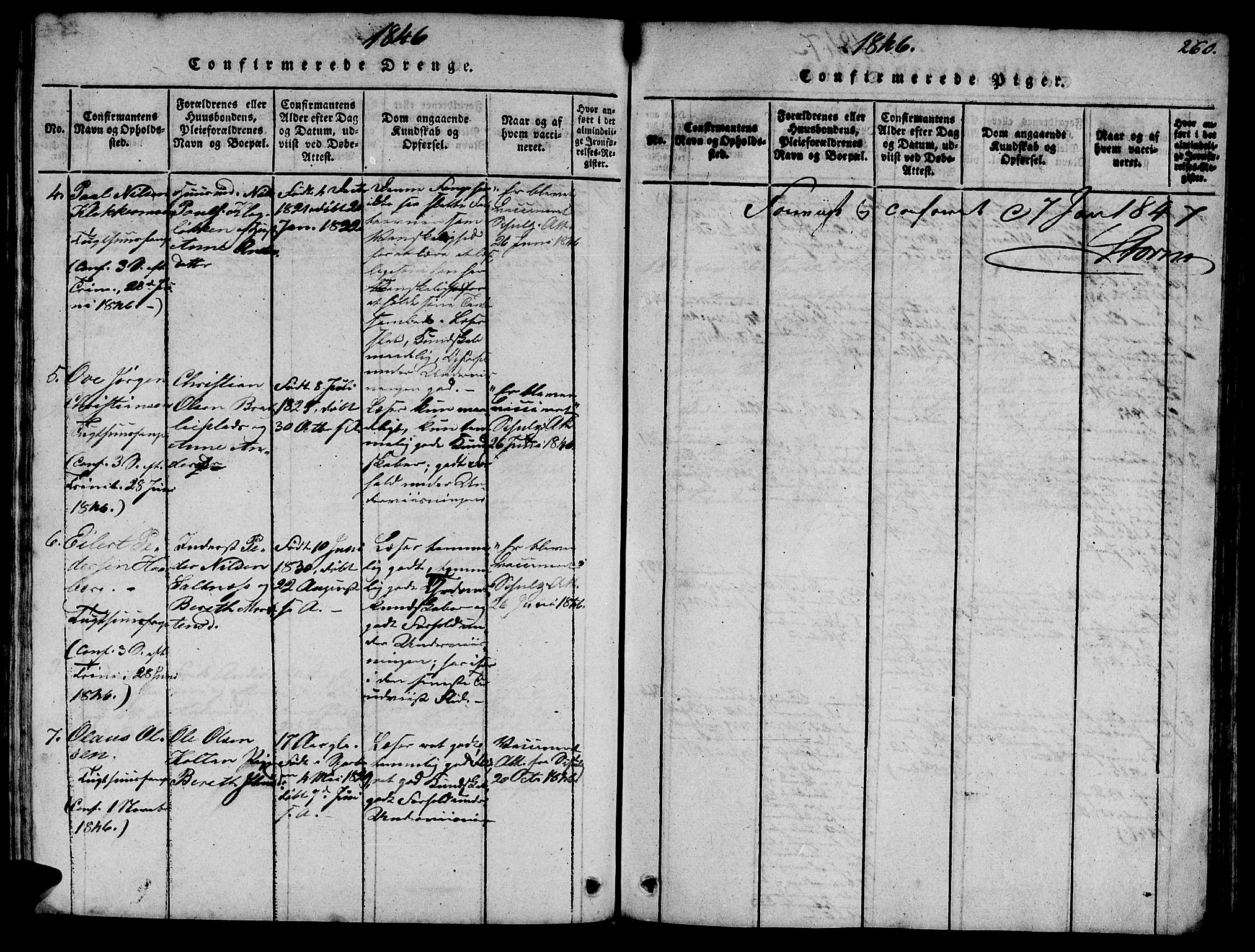 Ministerialprotokoller, klokkerbøker og fødselsregistre - Sør-Trøndelag, AV/SAT-A-1456/623/L0478: Klokkerbok nr. 623C01, 1815-1873, s. 260