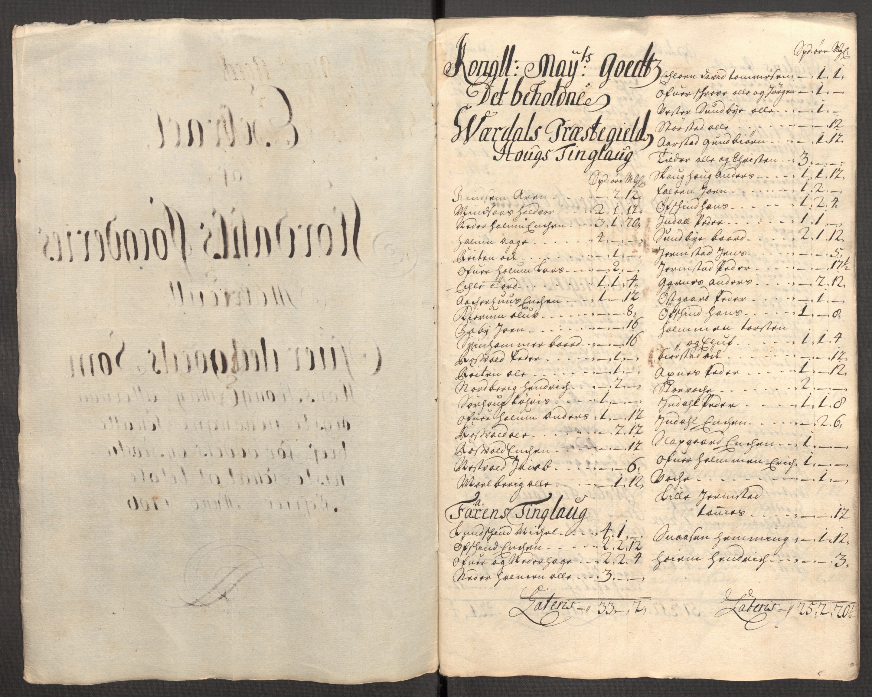 Rentekammeret inntil 1814, Reviderte regnskaper, Fogderegnskap, RA/EA-4092/R62/L4196: Fogderegnskap Stjørdal og Verdal, 1705-1706, s. 501