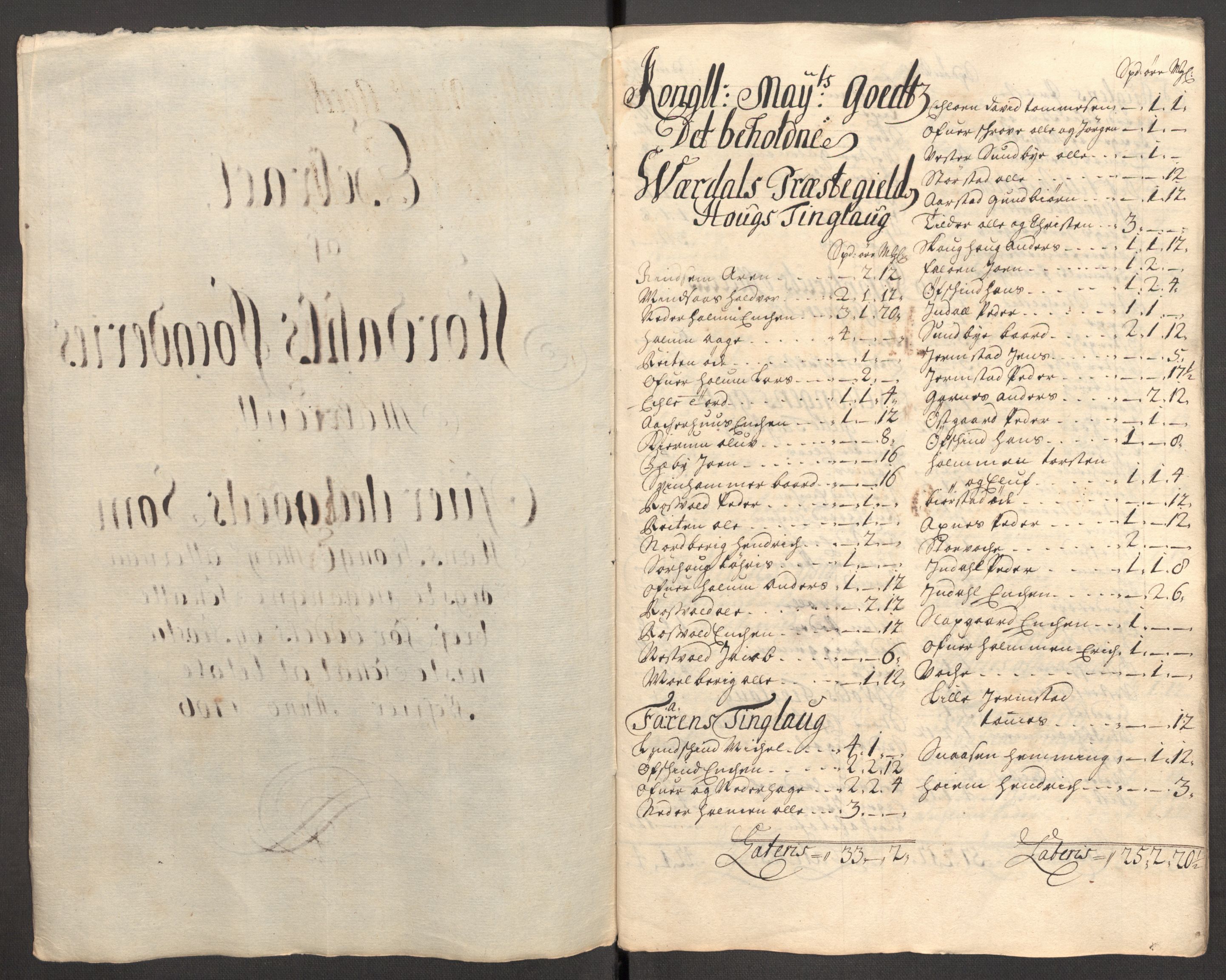 Rentekammeret inntil 1814, Reviderte regnskaper, Fogderegnskap, AV/RA-EA-4092/R62/L4196: Fogderegnskap Stjørdal og Verdal, 1705-1706, s. 501