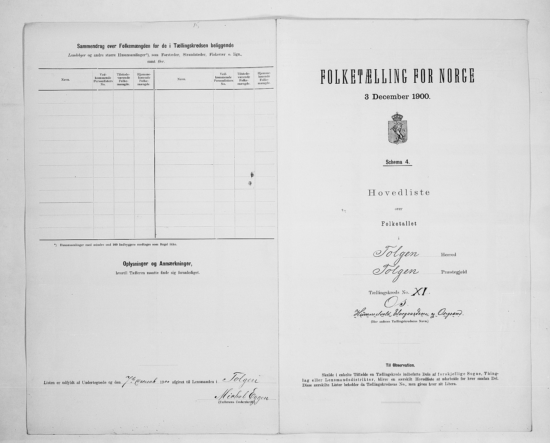 SAH, Folketelling 1900 for 0436 Tolga herred, 1900, s. 49