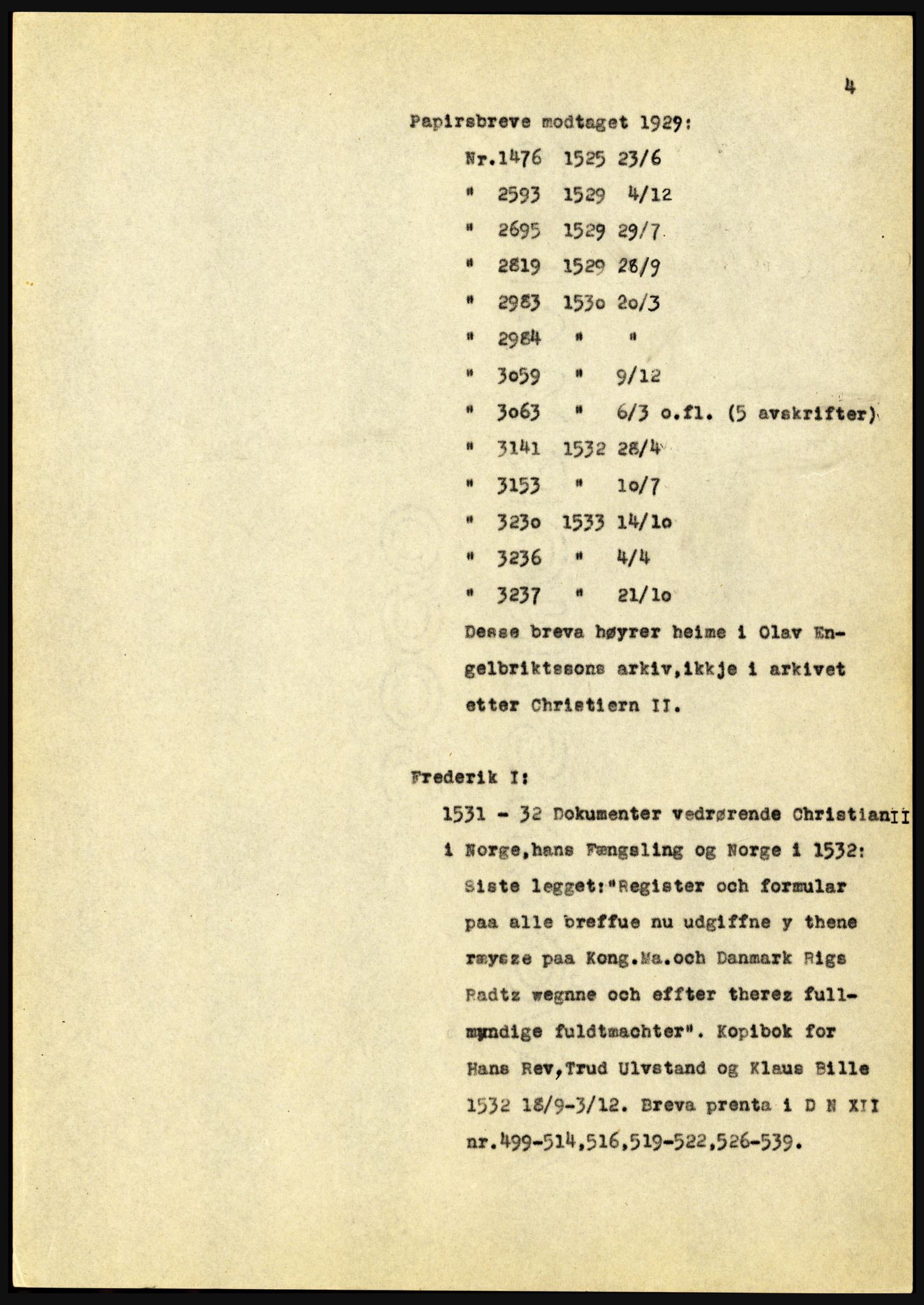 Riksarkivet, Seksjon for eldre arkiv og spesialsamlinger, AV/RA-EA-6797/H/Ha, 1953, s. 4