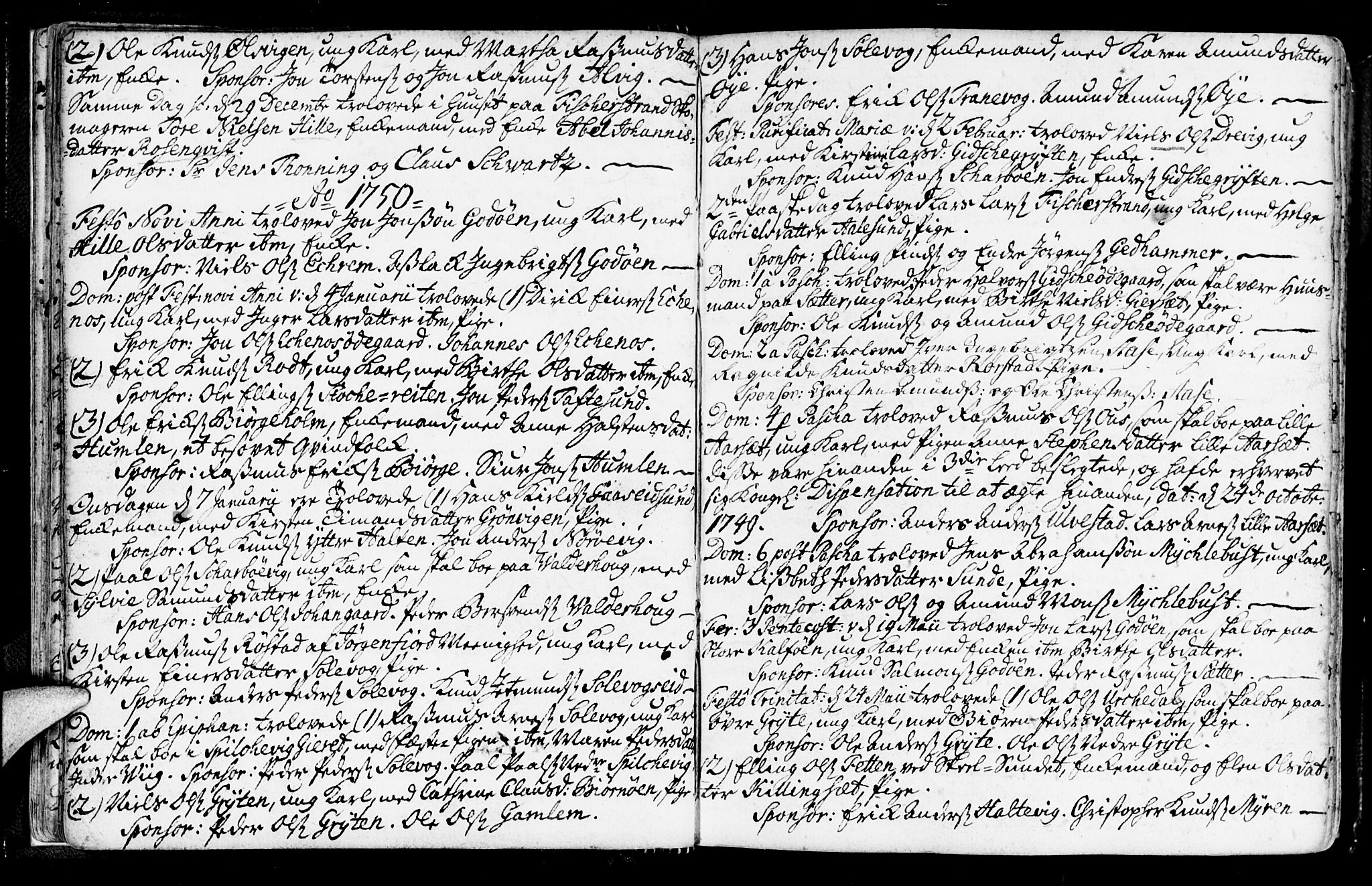 Ministerialprotokoller, klokkerbøker og fødselsregistre - Møre og Romsdal, AV/SAT-A-1454/528/L0391: Ministerialbok nr. 528A02, 1739-1761