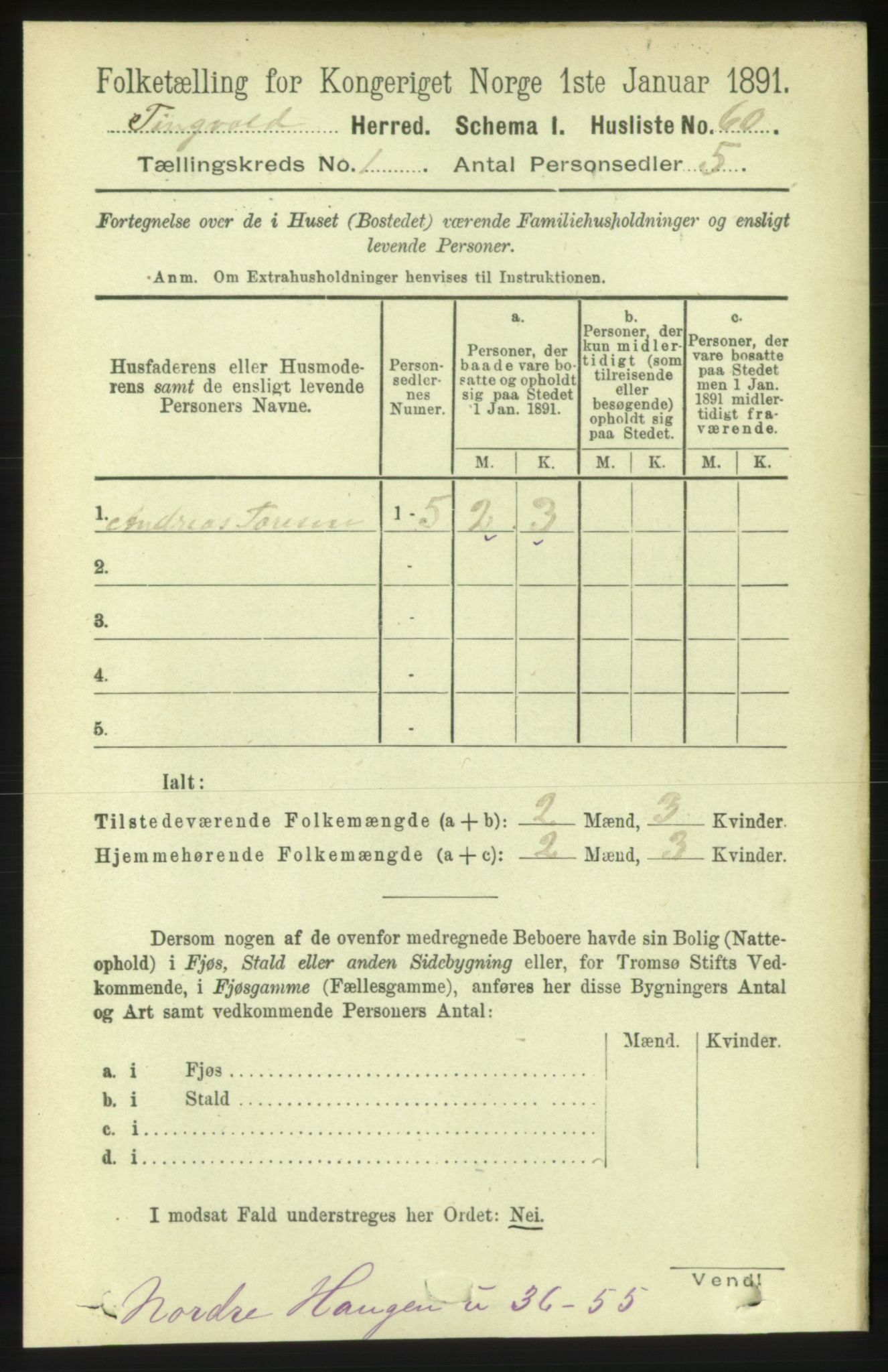 RA, Folketelling 1891 for 1560 Tingvoll herred, 1891, s. 79