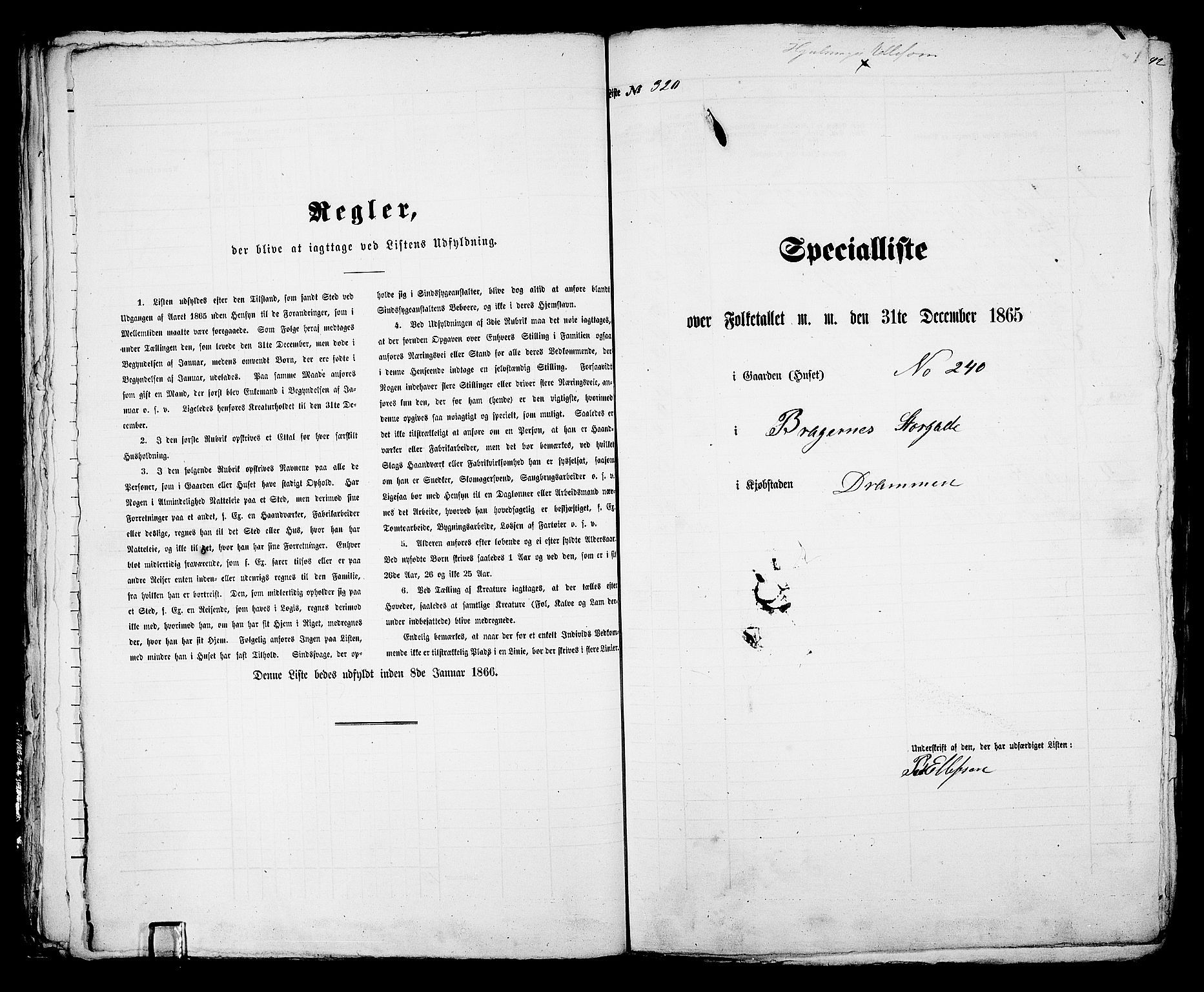 RA, Folketelling 1865 for 0602aB Bragernes prestegjeld i Drammen kjøpstad, 1865, s. 673