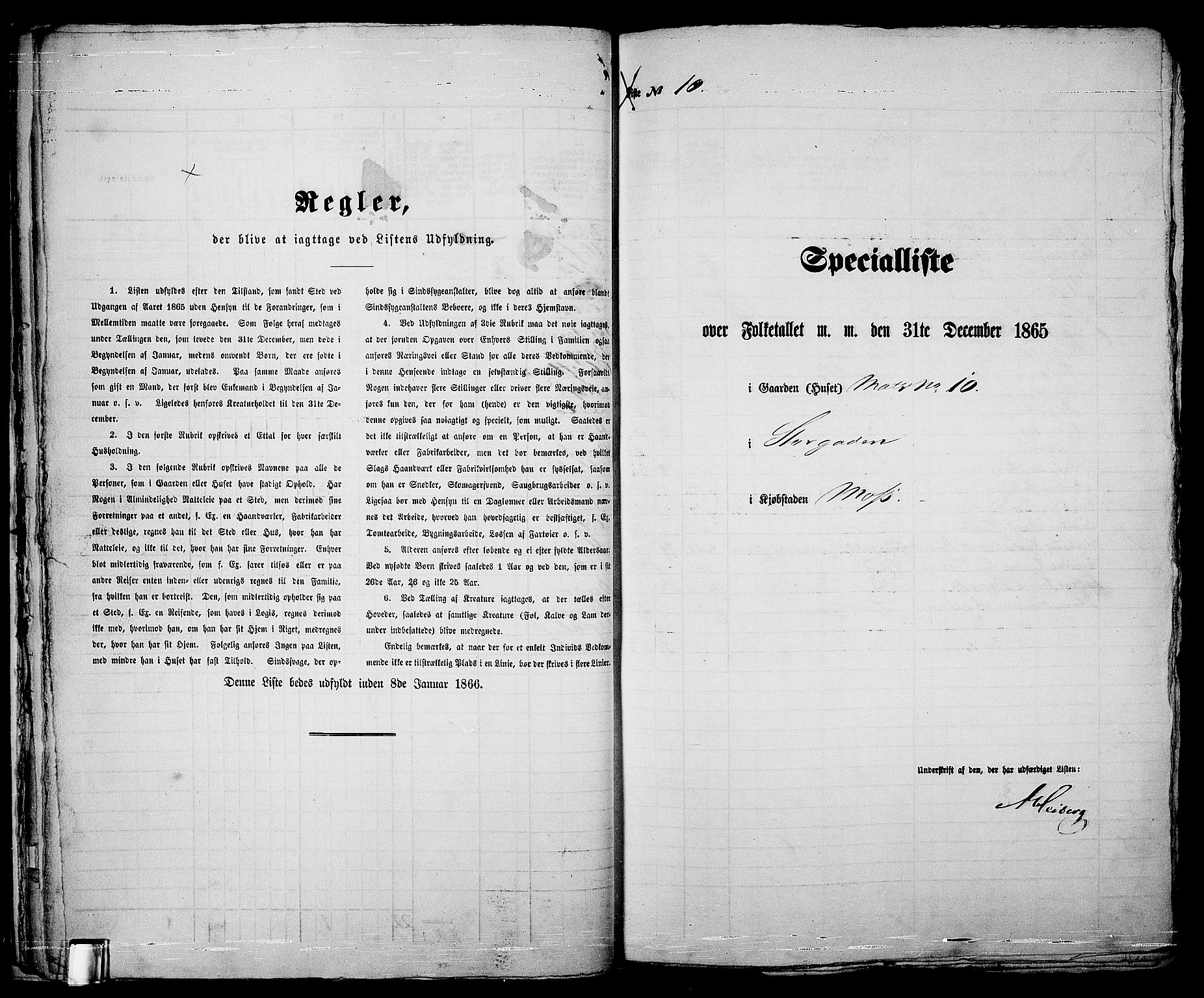RA, Folketelling 1865 for 0104B Moss prestegjeld, Moss kjøpstad, 1865, s. 28