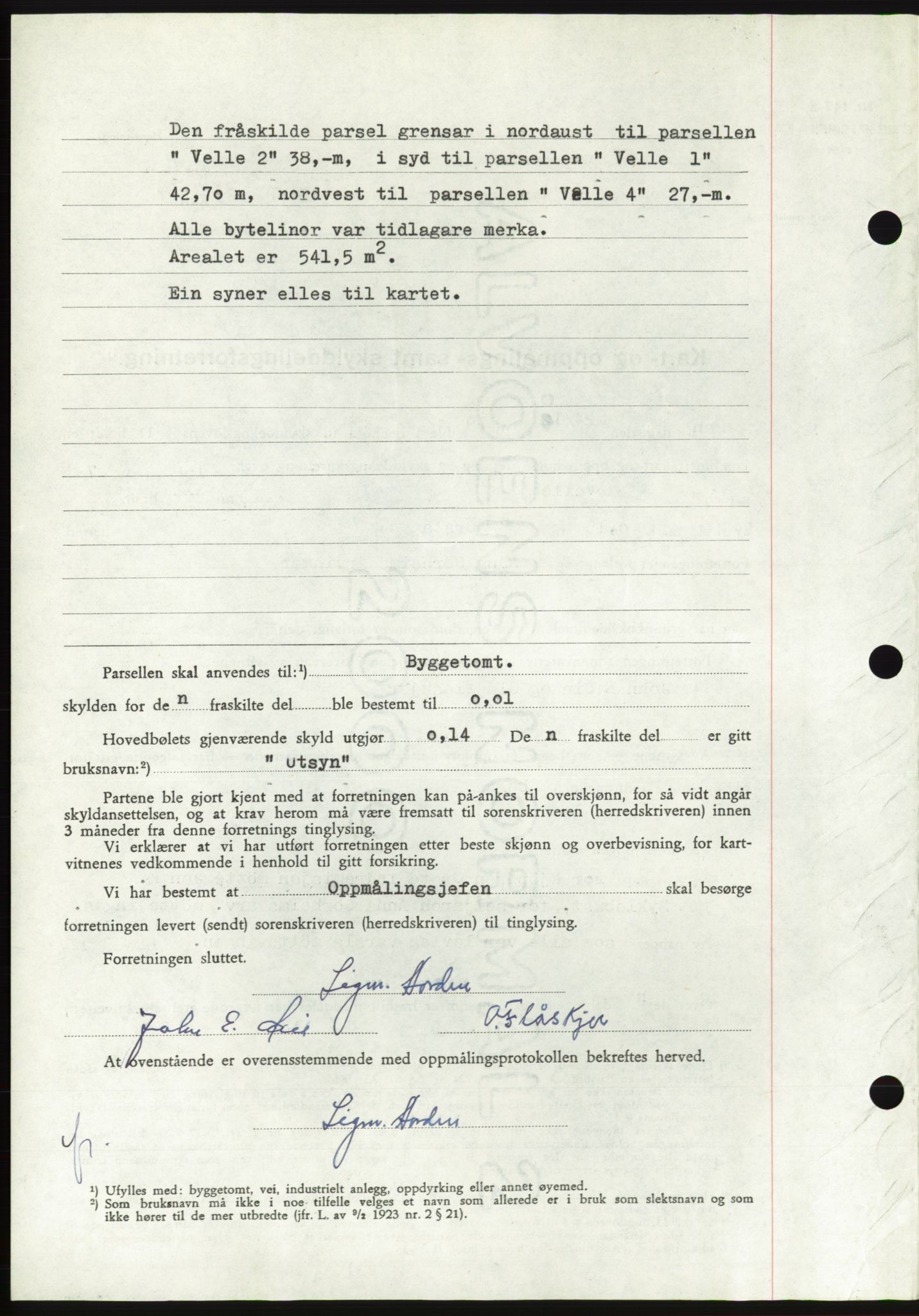 Søre Sunnmøre sorenskriveri, AV/SAT-A-4122/1/2/2C/L0105: Pantebok nr. 31A, 1956-1957, Dagboknr: 114/1957