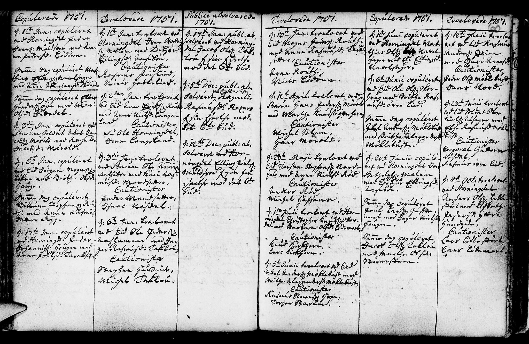 Eid sokneprestembete, AV/SAB-A-82301/H/Haa/Haaa/L0002: Ministerialbok nr. A 2, 1741-1769, s. 60