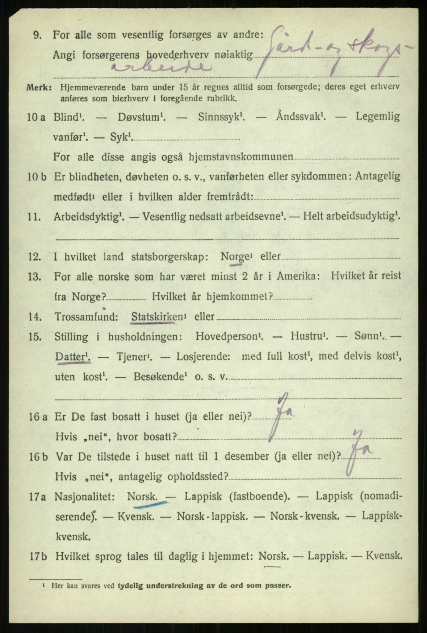 SATØ, Folketelling 1920 for 1924 Målselv herred, 1920, s. 2798