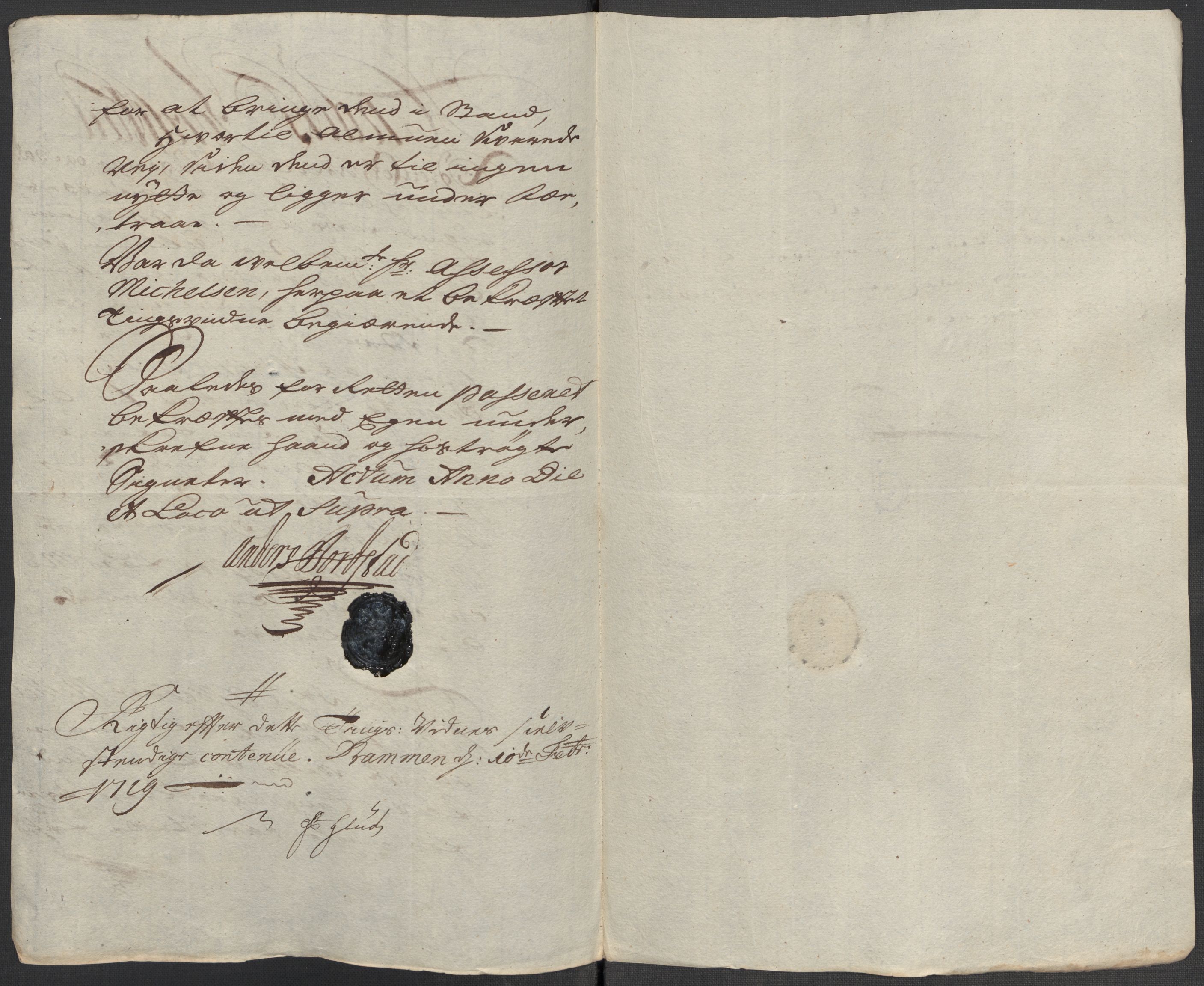 Rentekammeret inntil 1814, Reviderte regnskaper, Fogderegnskap, AV/RA-EA-4092/R23/L1476: Fogderegnskap Ringerike og Hallingdal, 1718, s. 281