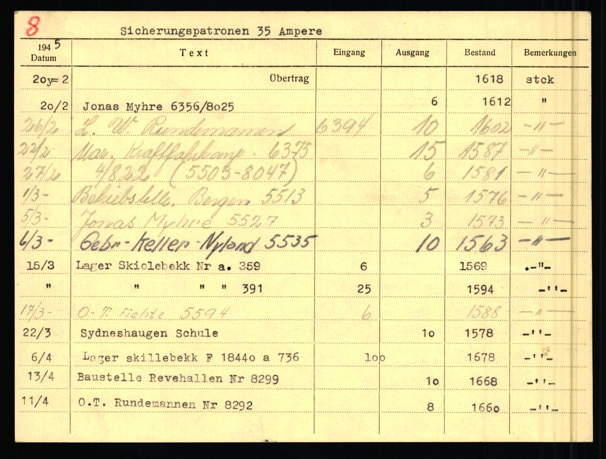 Tyske arkiver, Organisation Todt (OT), Einsatzgruppe Wiking, AV/RA-RAFA-2188/2/H/Hd/Hda/L0029/0002: Diverse, Zone Bergen / Diverse, 1940-1945, s. 157