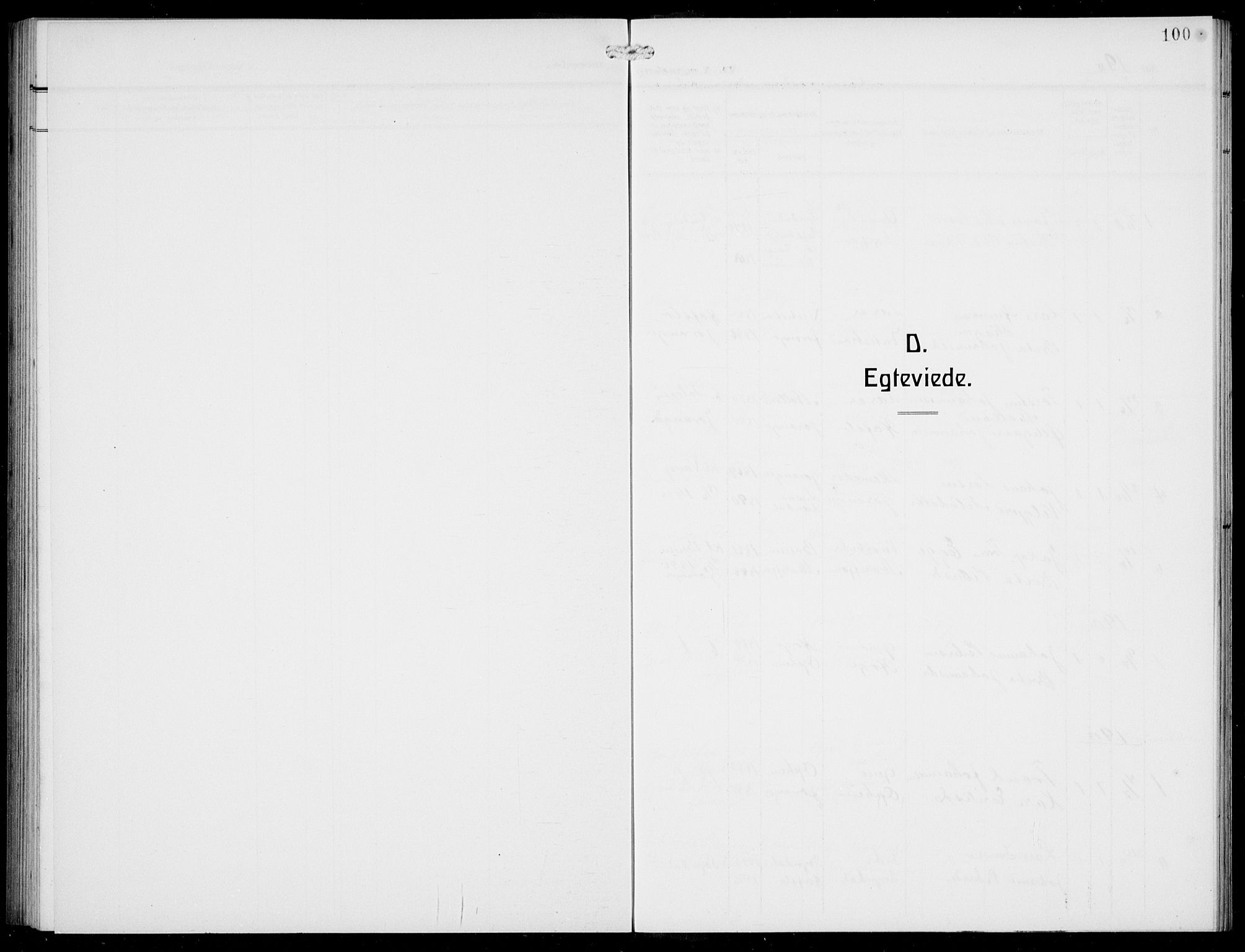 Jostedal sokneprestembete, SAB/A-80601/H/Hab/Habd/L0002: Klokkerbok nr. D 2, 1910-1941, s. 100