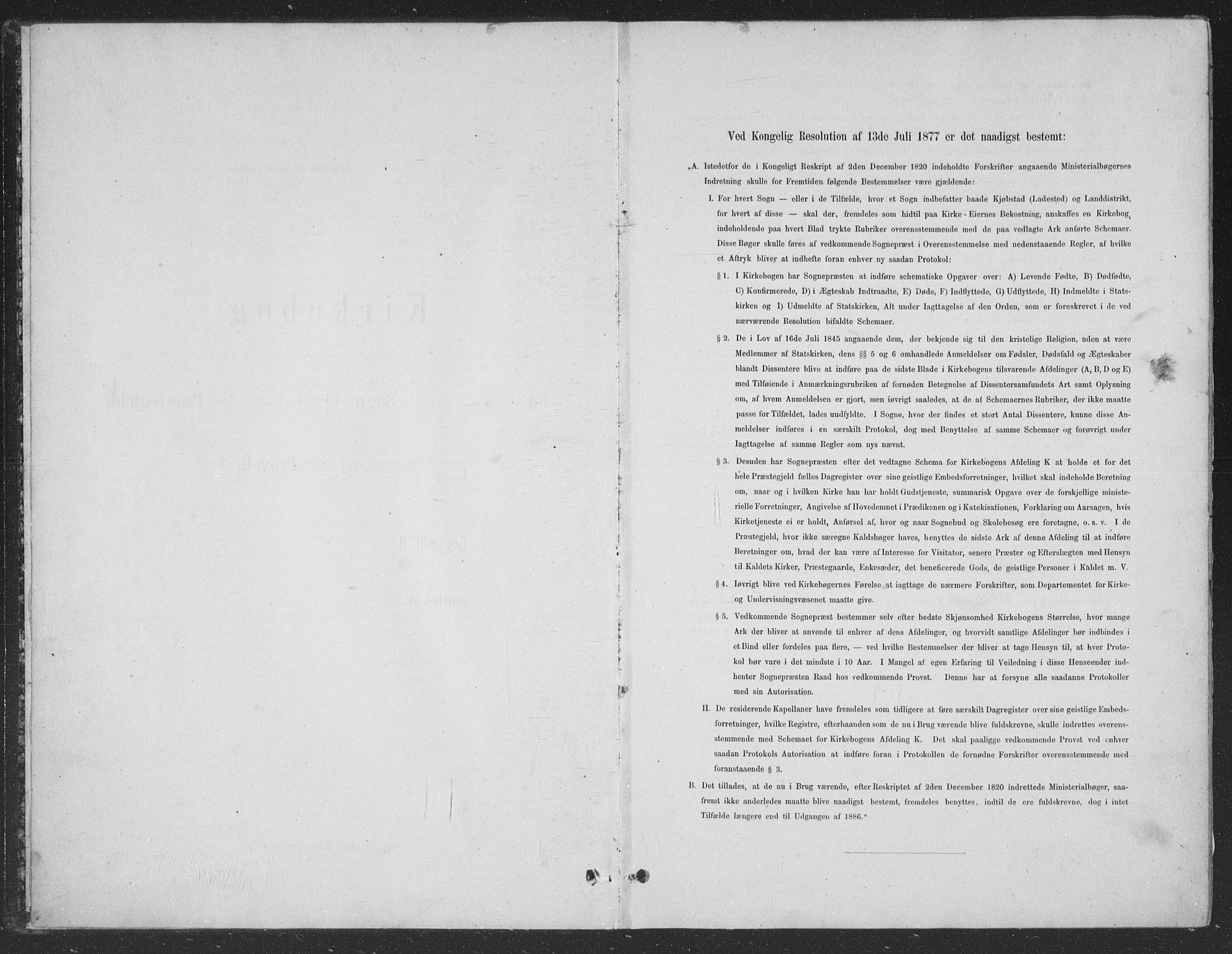 Haugesund sokneprestkontor, AV/SAST-A -101863/H/Ha/Hab/L0002: Klokkerbok nr. B 2, 1881-1894