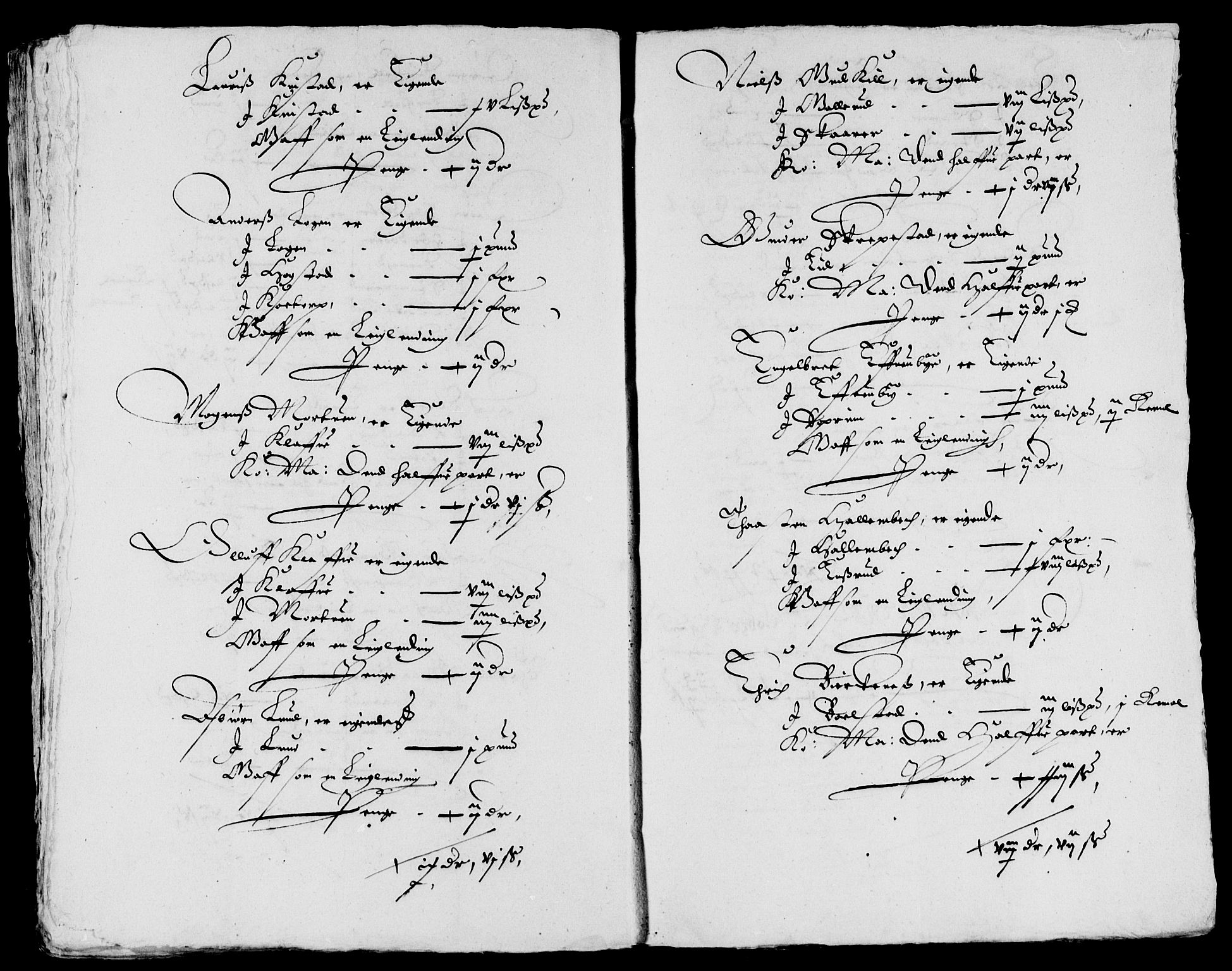 Rentekammeret inntil 1814, Reviderte regnskaper, Lensregnskaper, AV/RA-EA-5023/R/Rb/Rba/L0174: Akershus len, 1643-1644