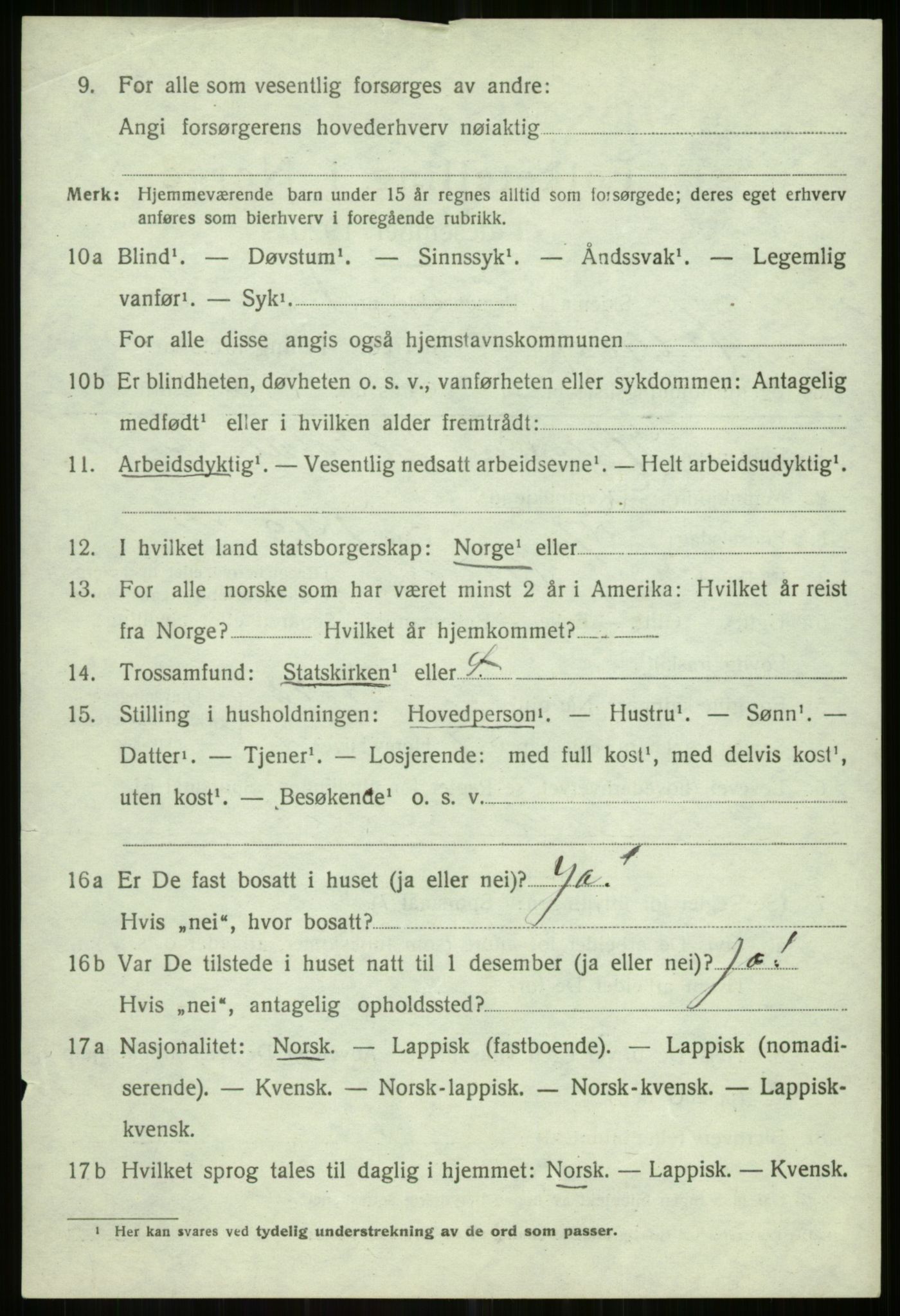 SATØ, Folketelling 1920 for 1935 Helgøy herred, 1920, s. 1992