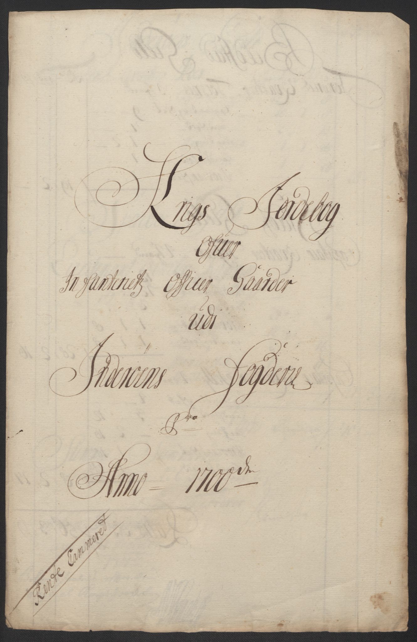 Rentekammeret inntil 1814, Reviderte regnskaper, Fogderegnskap, RA/EA-4092/R63/L4311: Fogderegnskap Inderøy, 1700, s. 157