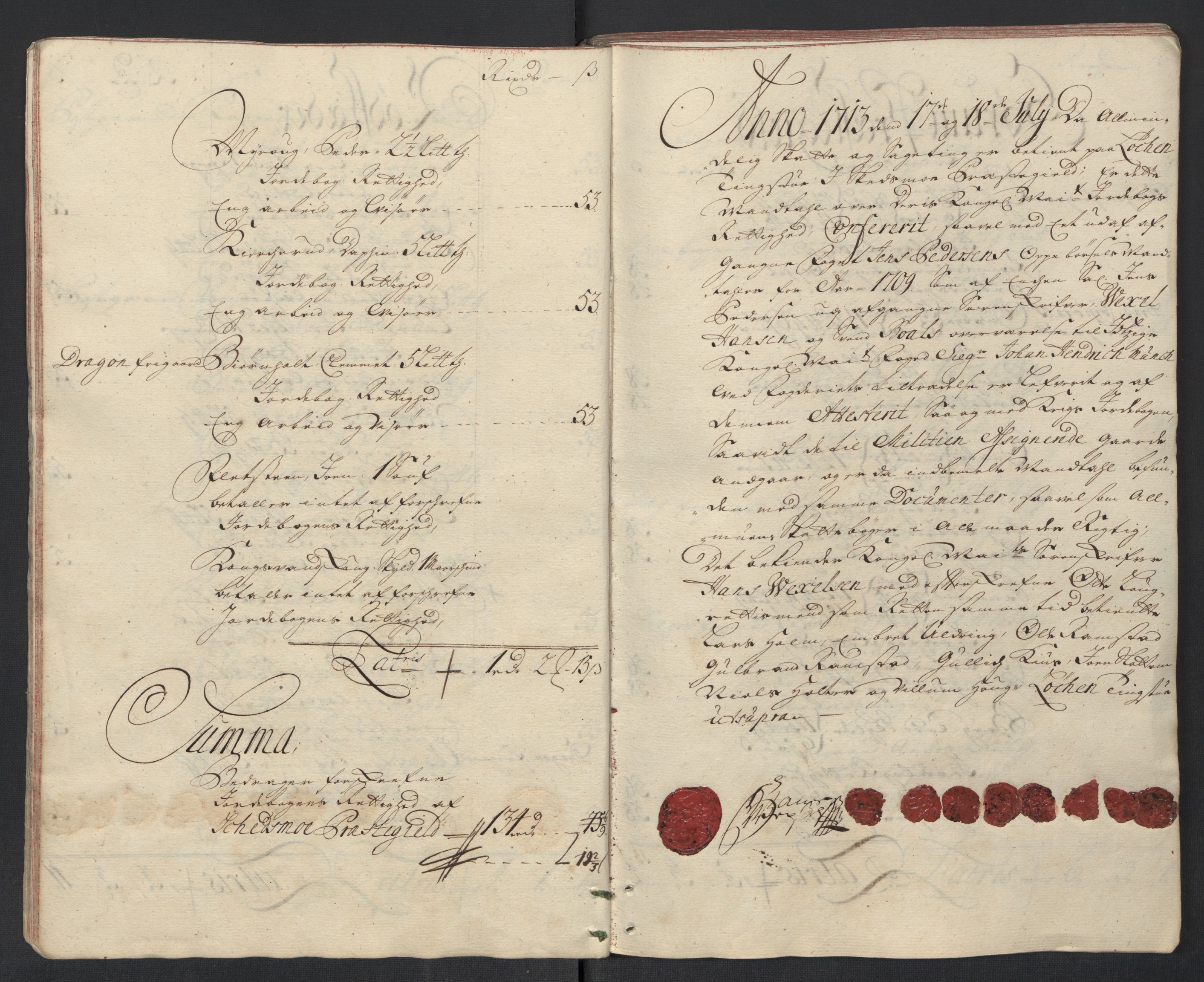 Rentekammeret inntil 1814, Reviderte regnskaper, Fogderegnskap, AV/RA-EA-4092/R11/L0595: Fogderegnskap Nedre Romerike, 1713, s. 202