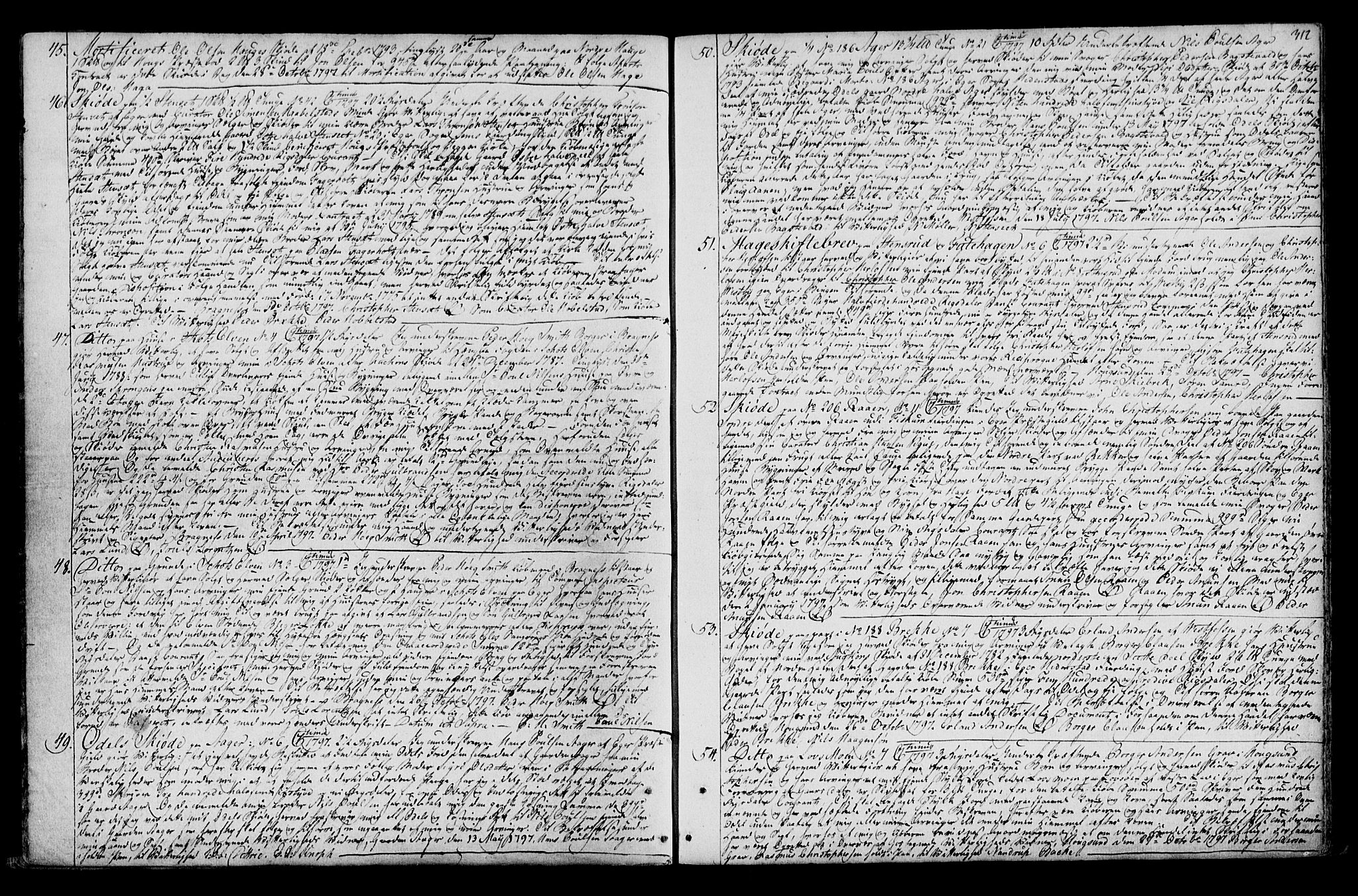 Eiker, Modum og Sigdal sorenskriveri, SAKO/A-123/G/Ga/Gaa/L0005: Pantebok nr. I 5, 1788-1800, s. 312