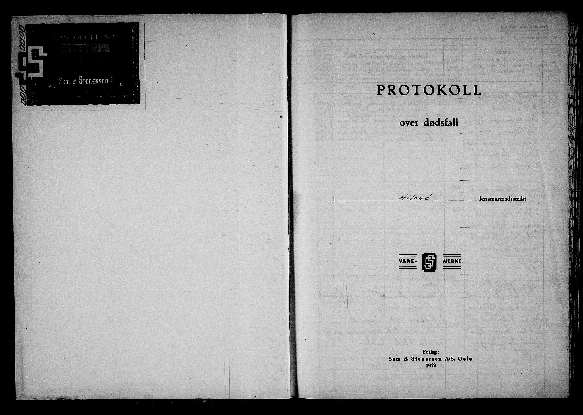 Høland lensmannskontor, AV/SAO-A-10640/H/Ha/L0007: Dødsfallsprotokoll, 1962-1967