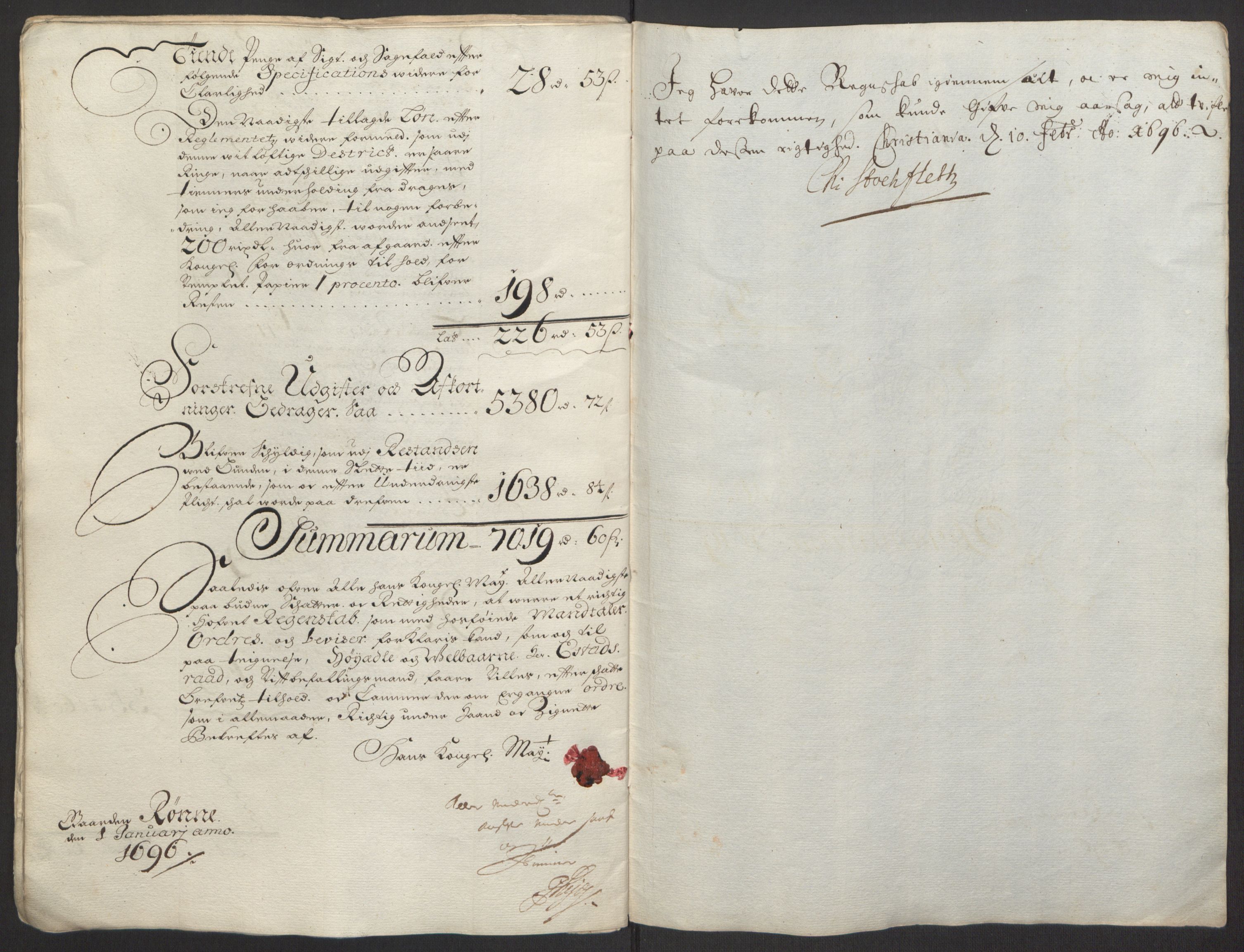 Rentekammeret inntil 1814, Reviderte regnskaper, Fogderegnskap, RA/EA-4092/R13/L0833: Fogderegnskap Solør, Odal og Østerdal, 1695, s. 25