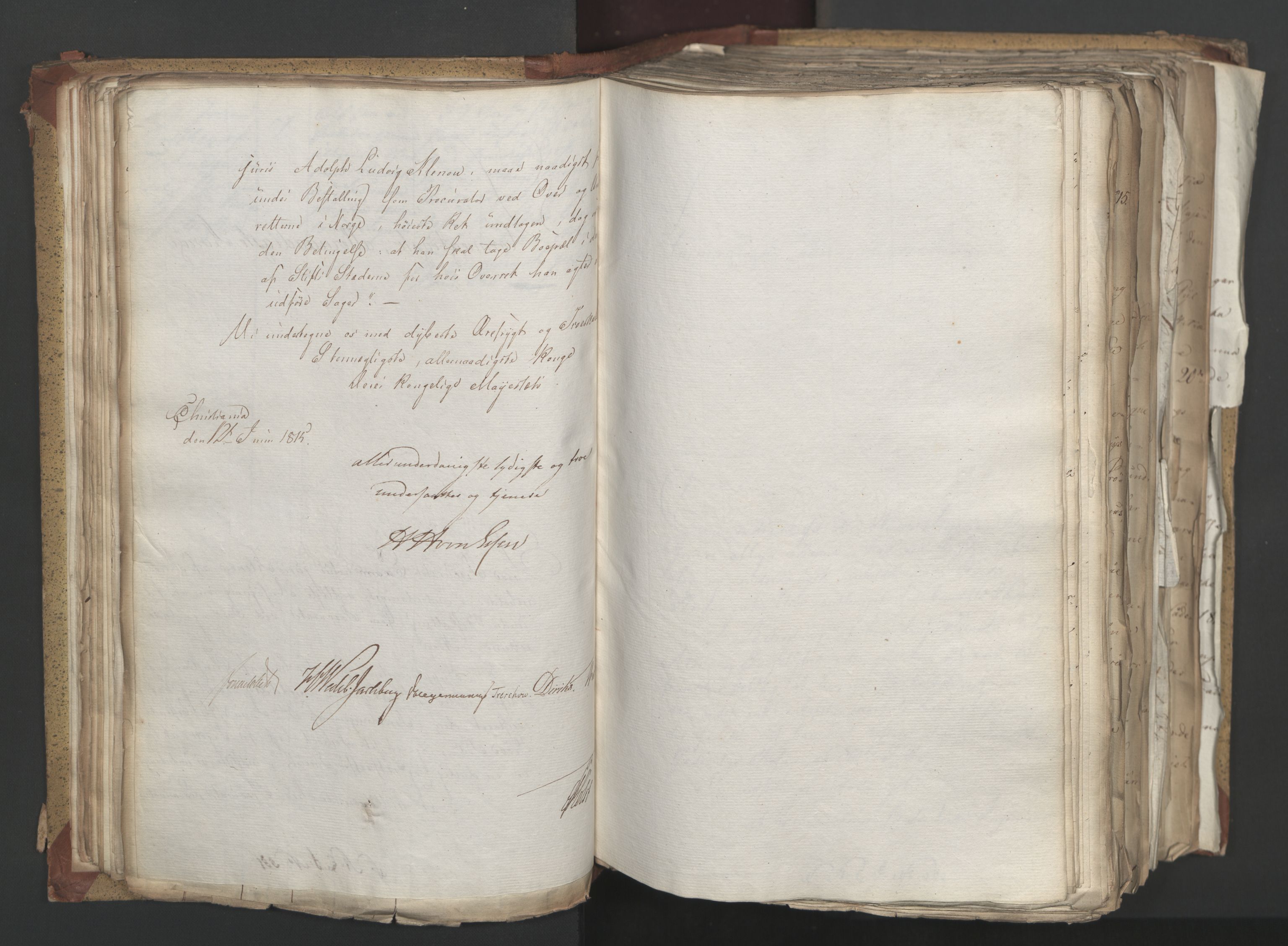 Statsrådsavdelingen i Stockholm, AV/RA-S-1003/D/Da/L0003: Regjeringsinnstillinger nr. 519-787, 1815, s. 81