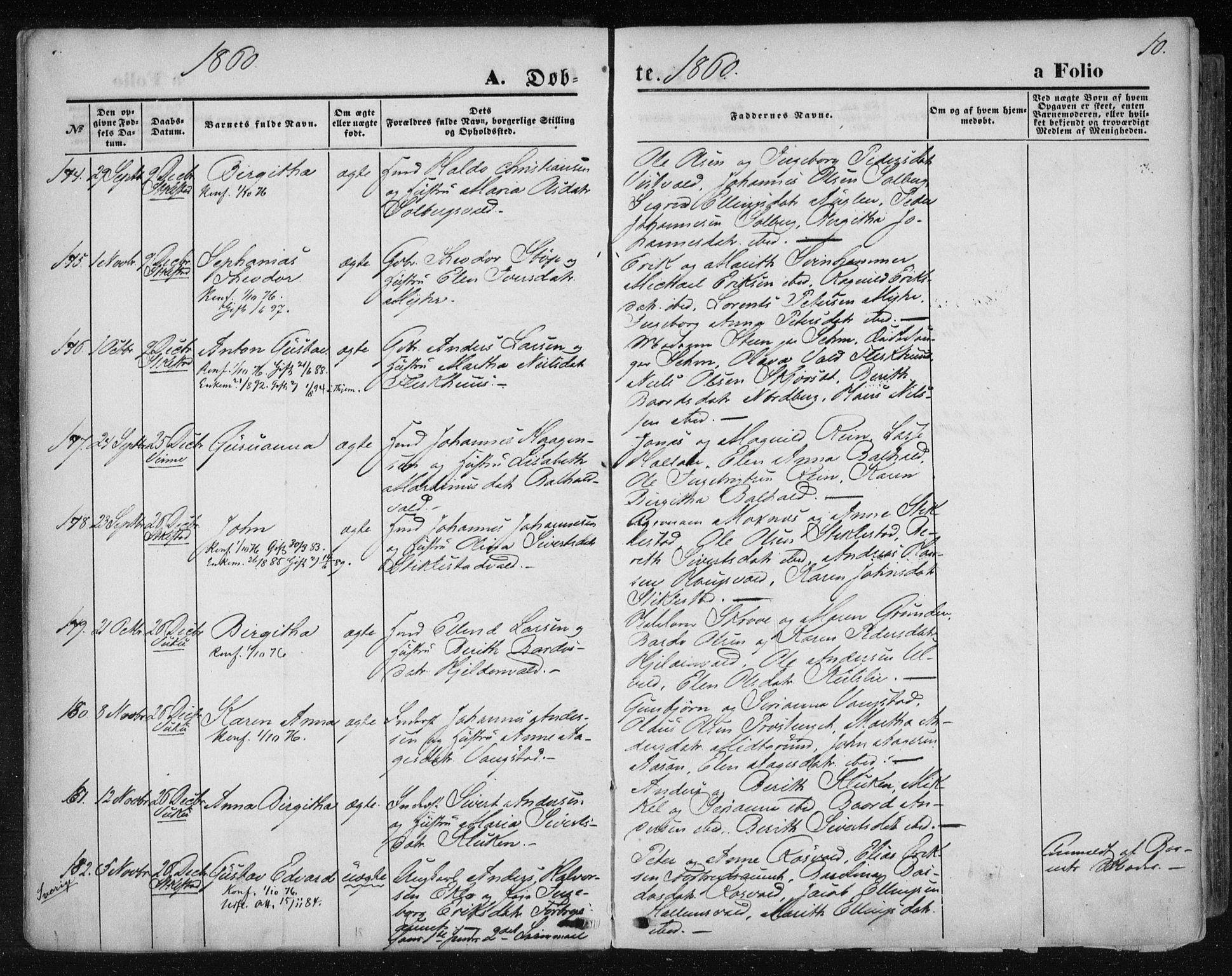 Ministerialprotokoller, klokkerbøker og fødselsregistre - Nord-Trøndelag, AV/SAT-A-1458/723/L0241: Ministerialbok nr. 723A10, 1860-1869, s. 10