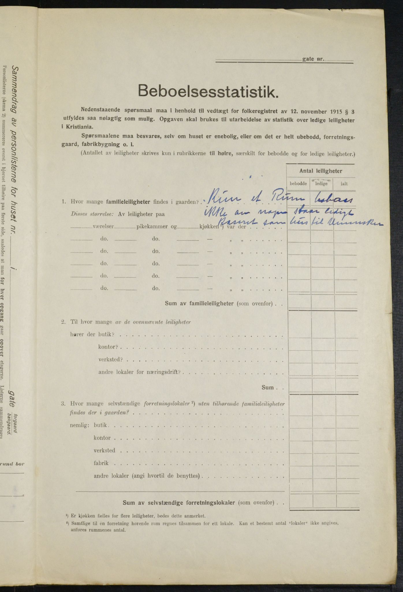 OBA, Kommunal folketelling 1.2.1916 for Kristiania, 1916, s. 49087