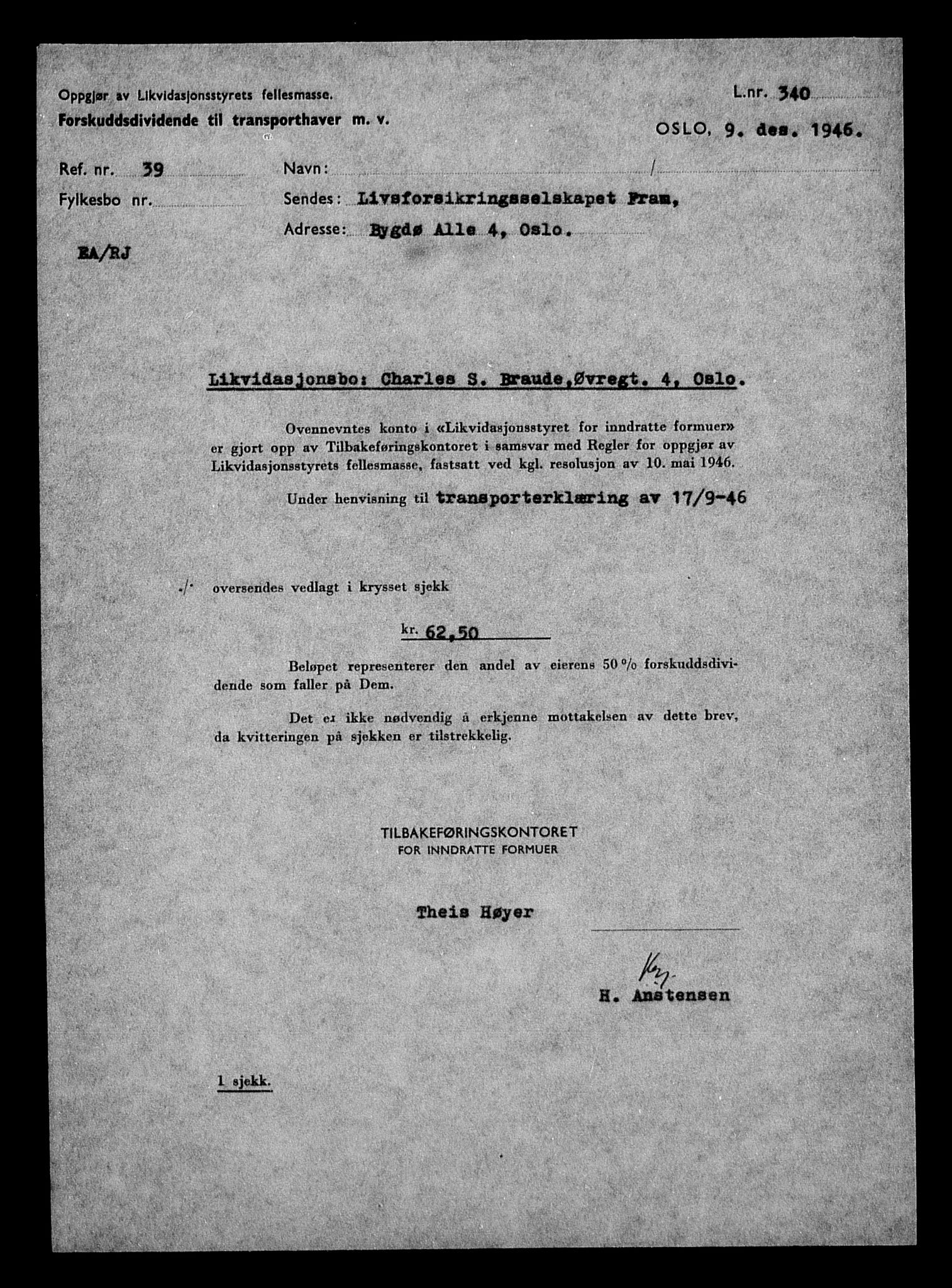 Justisdepartementet, Tilbakeføringskontoret for inndratte formuer, AV/RA-S-1564/H/Hc/Hcc/L0927: --, 1945-1947, s. 552