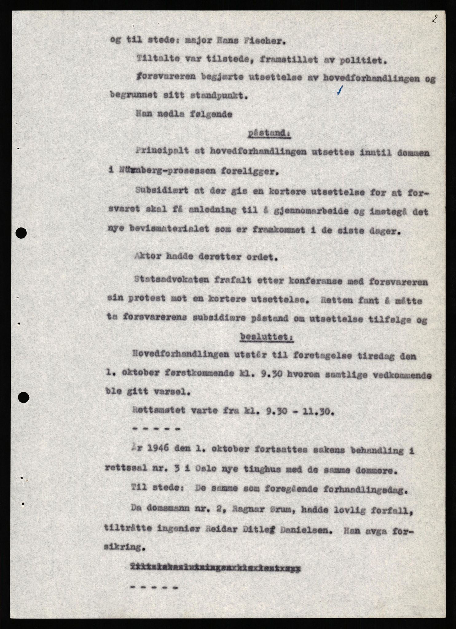 Forsvaret, Forsvarets overkommando II, AV/RA-RAFA-3915/D/Db/L0034: CI Questionaires. Tyske okkupasjonsstyrker i Norge. Tyskere., 1945-1946, s. 401