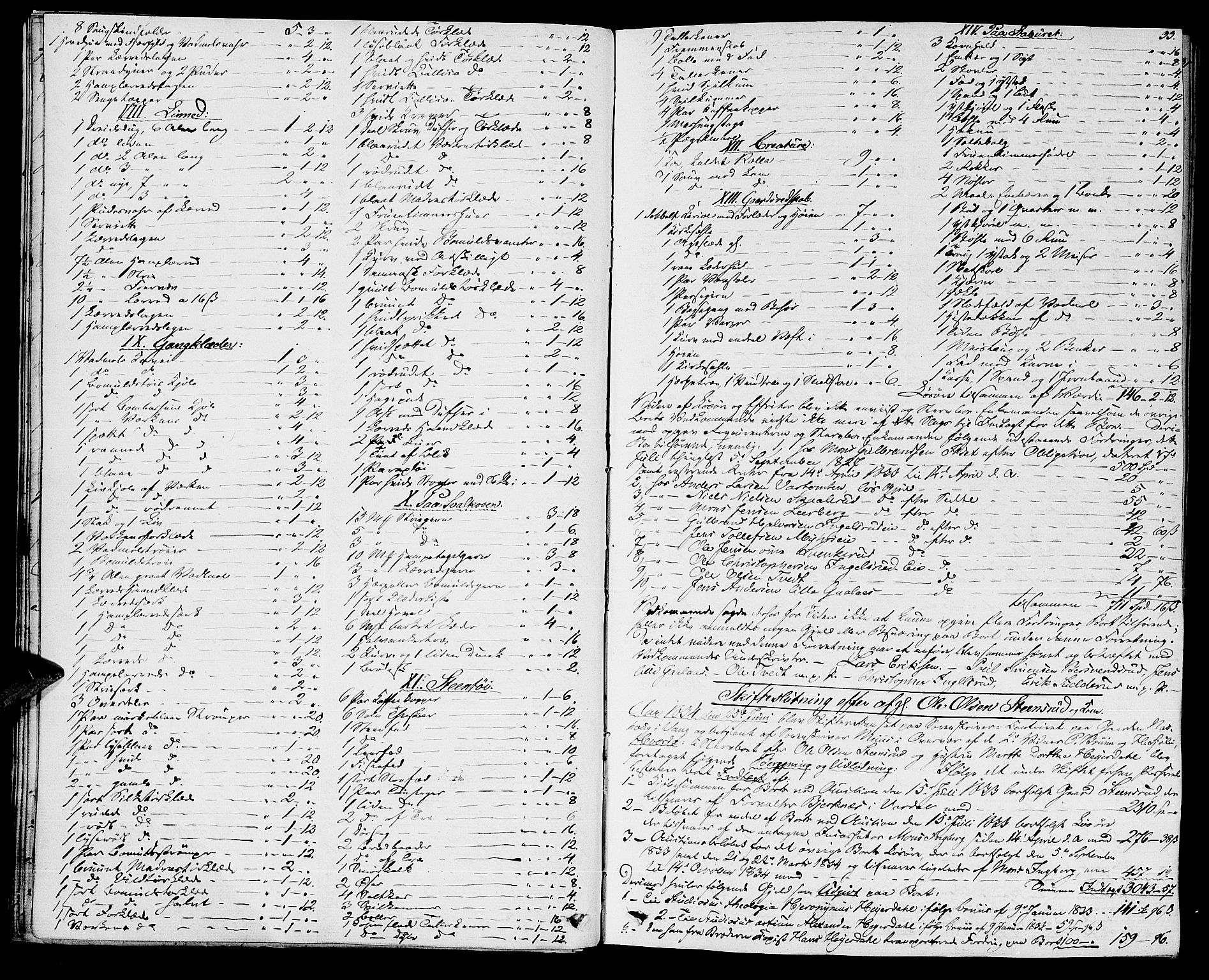 Nord-Hedmark sorenskriveri, AV/SAH-TING-012/J/Ja/L0009: Skifteprotokoll, 1834-1839, s. 32-33