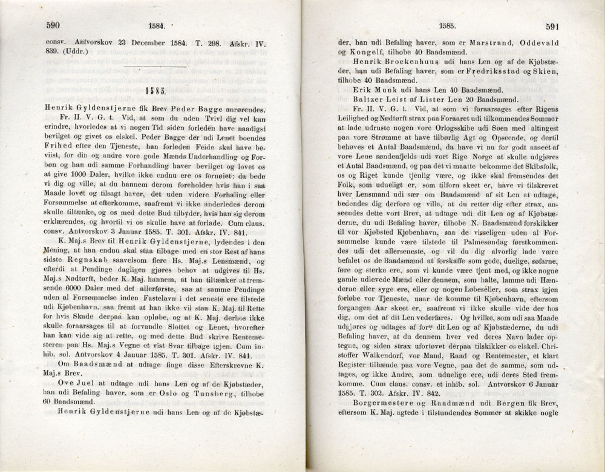 Publikasjoner utgitt av Det Norske Historiske Kildeskriftfond, PUBL/-/-/-: Norske Rigs-Registranter, bind 2, 1572-1588, s. 590-591