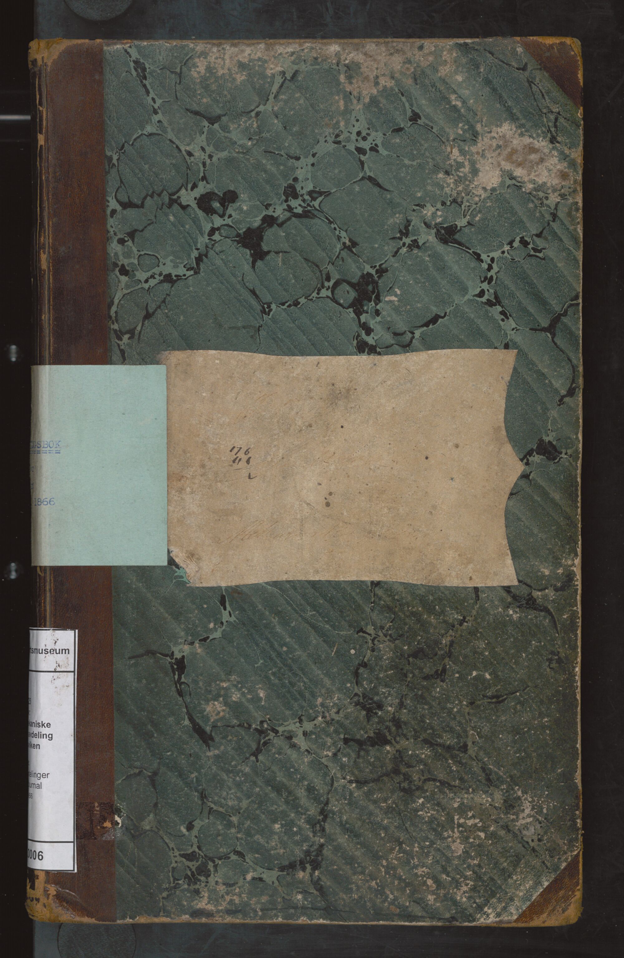 Bergens Mekaniske Verksteder A/S, BBA/A-1706/6257/R/Re/Rea/L0006: Lønningsjournal, 1865-1866