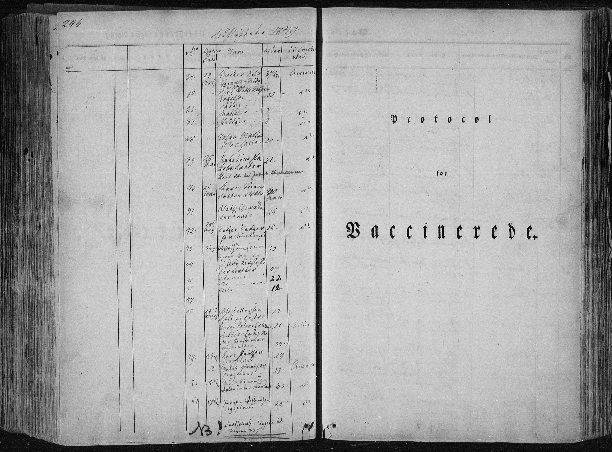 Sannidal kirkebøker, SAKO/A-296/F/Fa/L0007: Ministerialbok nr. 7, 1831-1854, s. 246