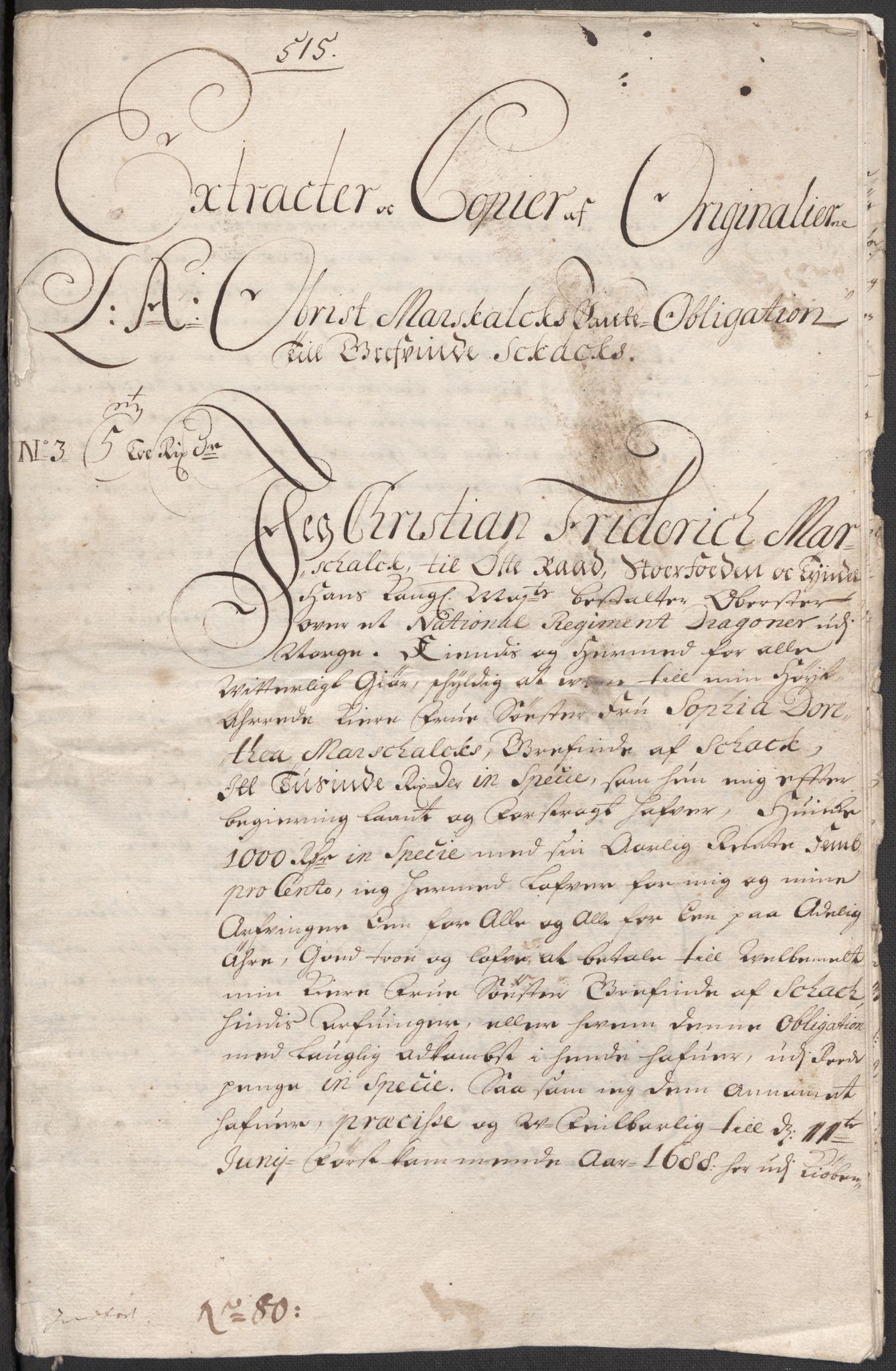 Riksarkivets diplomsamling, RA/EA-5965/F12/L0008: Pk. 8 (II), 1602-1704, s. 103