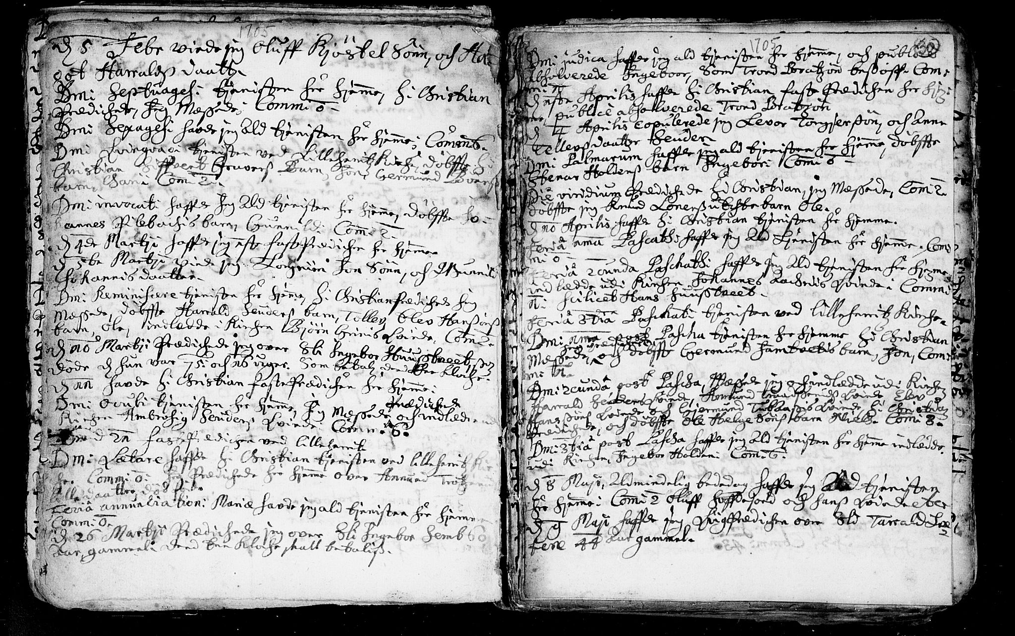 Heddal kirkebøker, SAKO/A-268/F/Fa/L0002: Ministerialbok nr. I 2, 1699-1722, s. 30