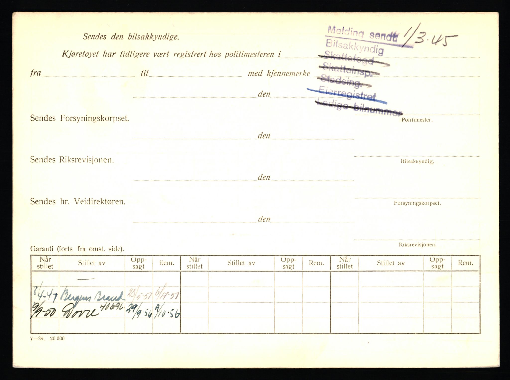 Stavanger trafikkstasjon, AV/SAST-A-101942/0/F/L0024: L-13000 - L-13499, 1930-1971, s. 158