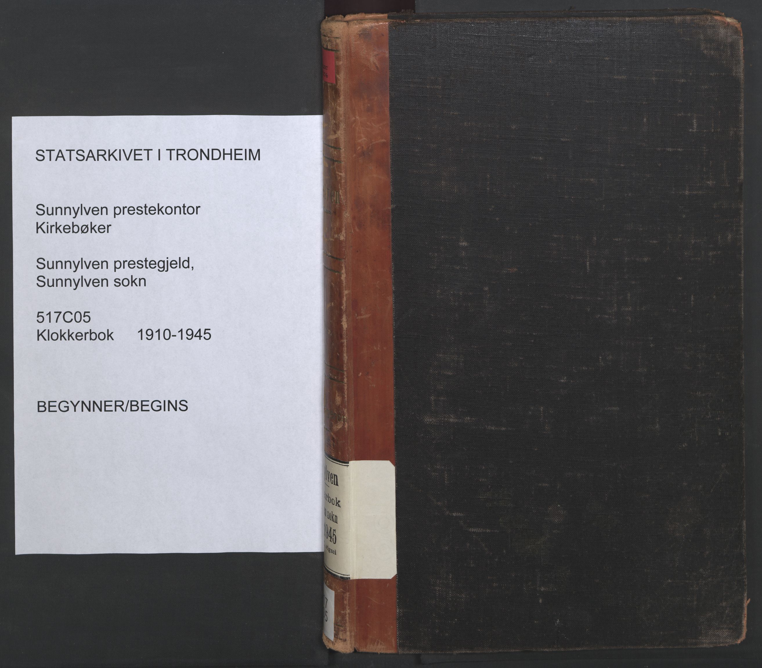 Ministerialprotokoller, klokkerbøker og fødselsregistre - Møre og Romsdal, AV/SAT-A-1454/517/L0232: Klokkerbok nr. 517C05, 1910-1946